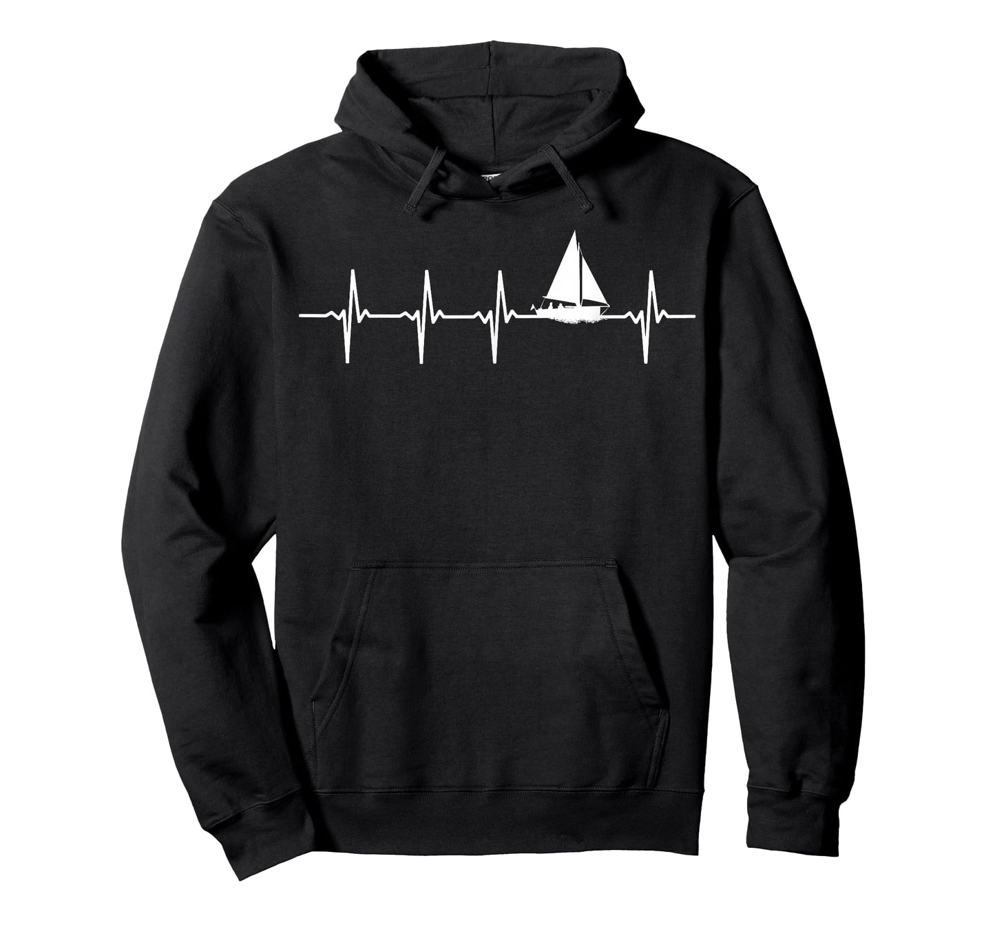 Sailing Heartbeat - Sailboat Sailor T-Shirt