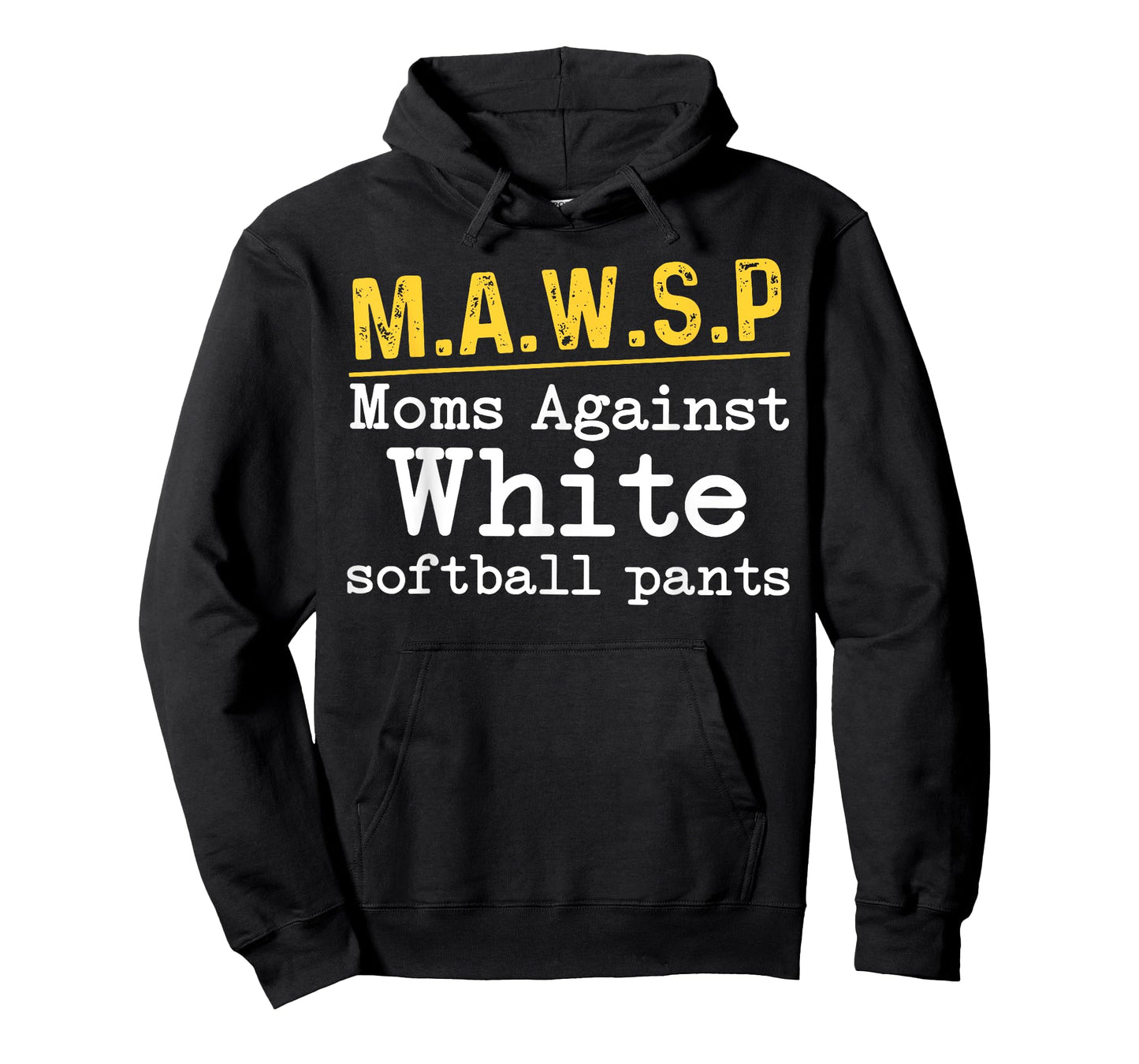 Retro Moms Against White Softball Pants Mothers Day Mom Life T-Shirt