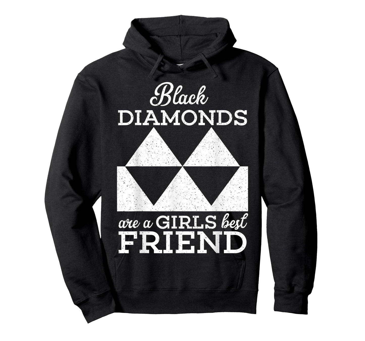 Black Diamonds Are A Girls Best Friend Funny Skiing Ski T-Shirt