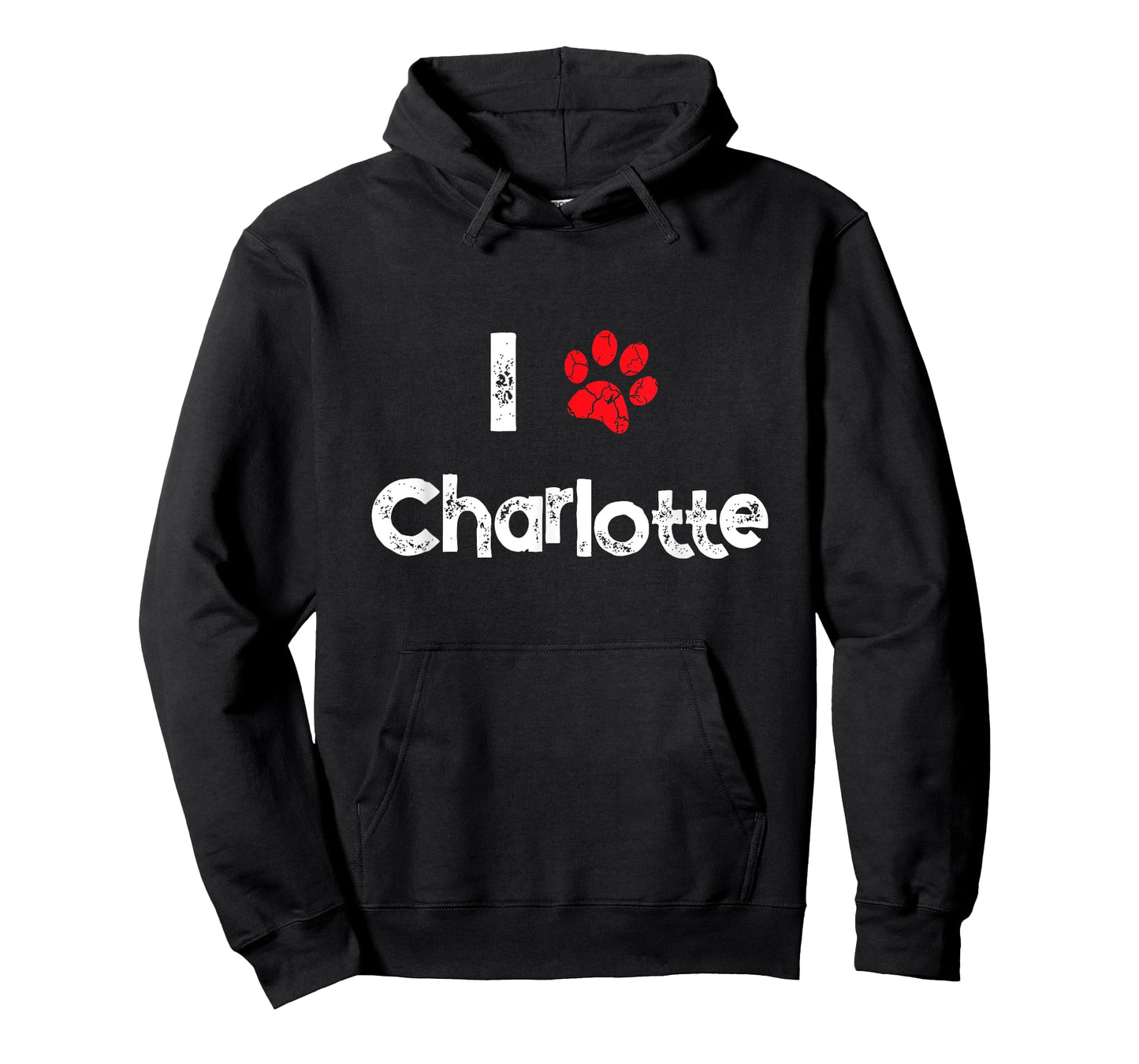 Cute Dog Name Charlotte Pet Puppy Dog Paw Lover Quote Gift T-Shirt for Men Women Girls Kids