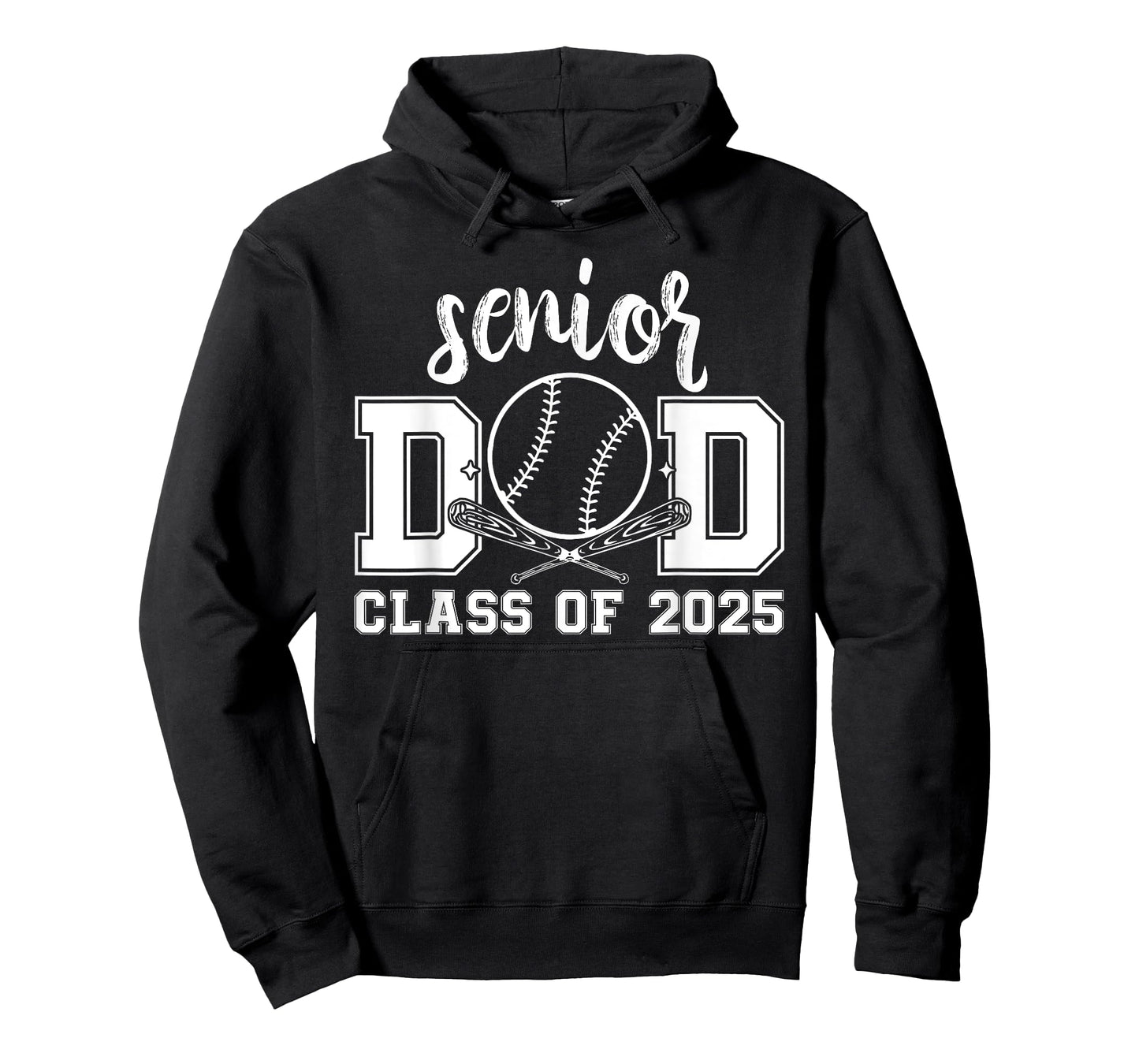 Senior Dad Baseball 2025 Class Of 2025 Proud Dad of Graduate T-Shirt