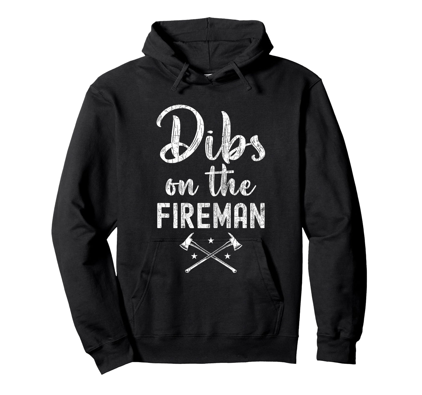 Dibs On The Fireman Funny Firemen Firefighter Graphic T-Shirt