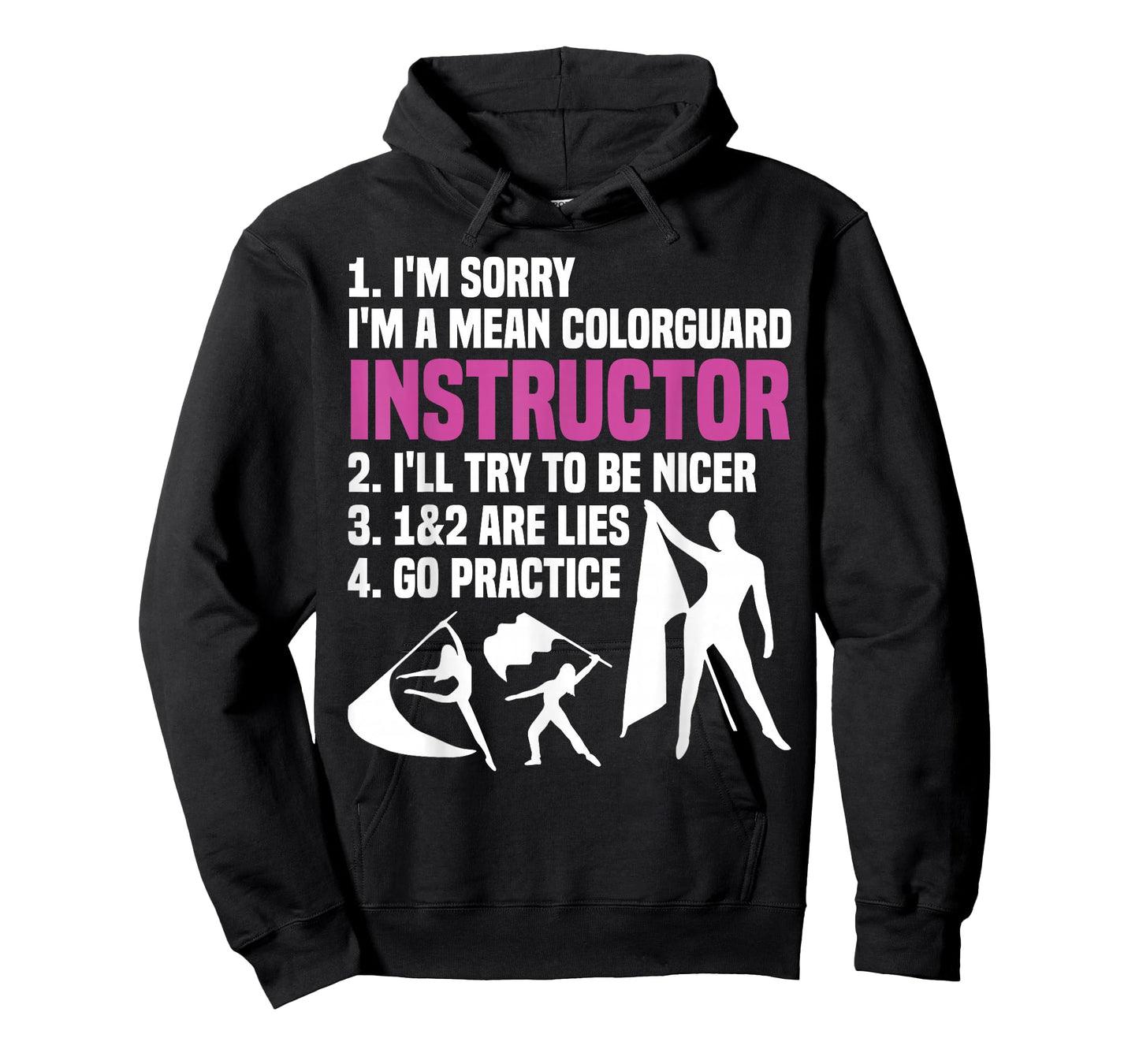 Winter Guard Senior Uniform Captain Color Guard Instructor T-Shirt