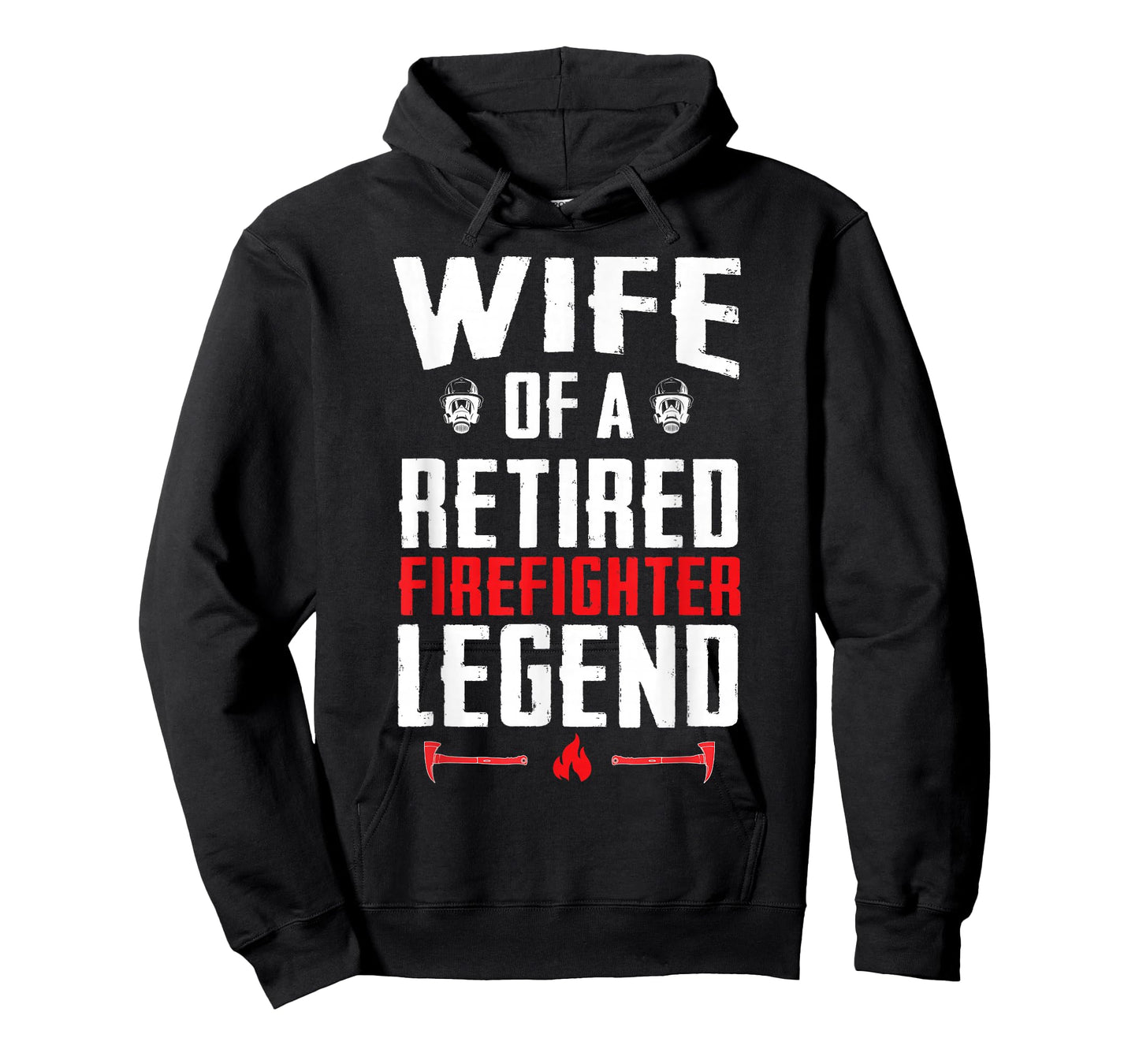 Retired Firefighter Wife Fireman Retirement Fire Marshal T-Shirt