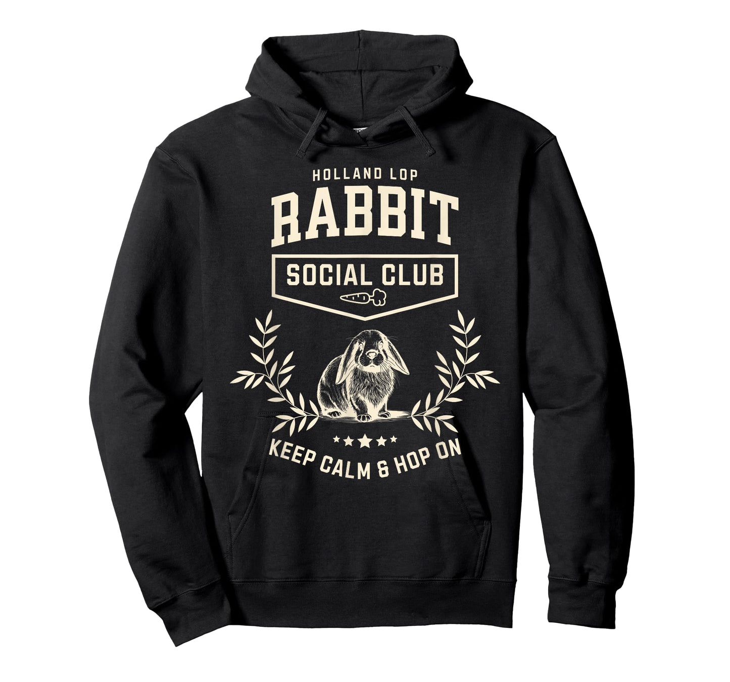 Holland Lop Rabbit Social Club T-Shirt