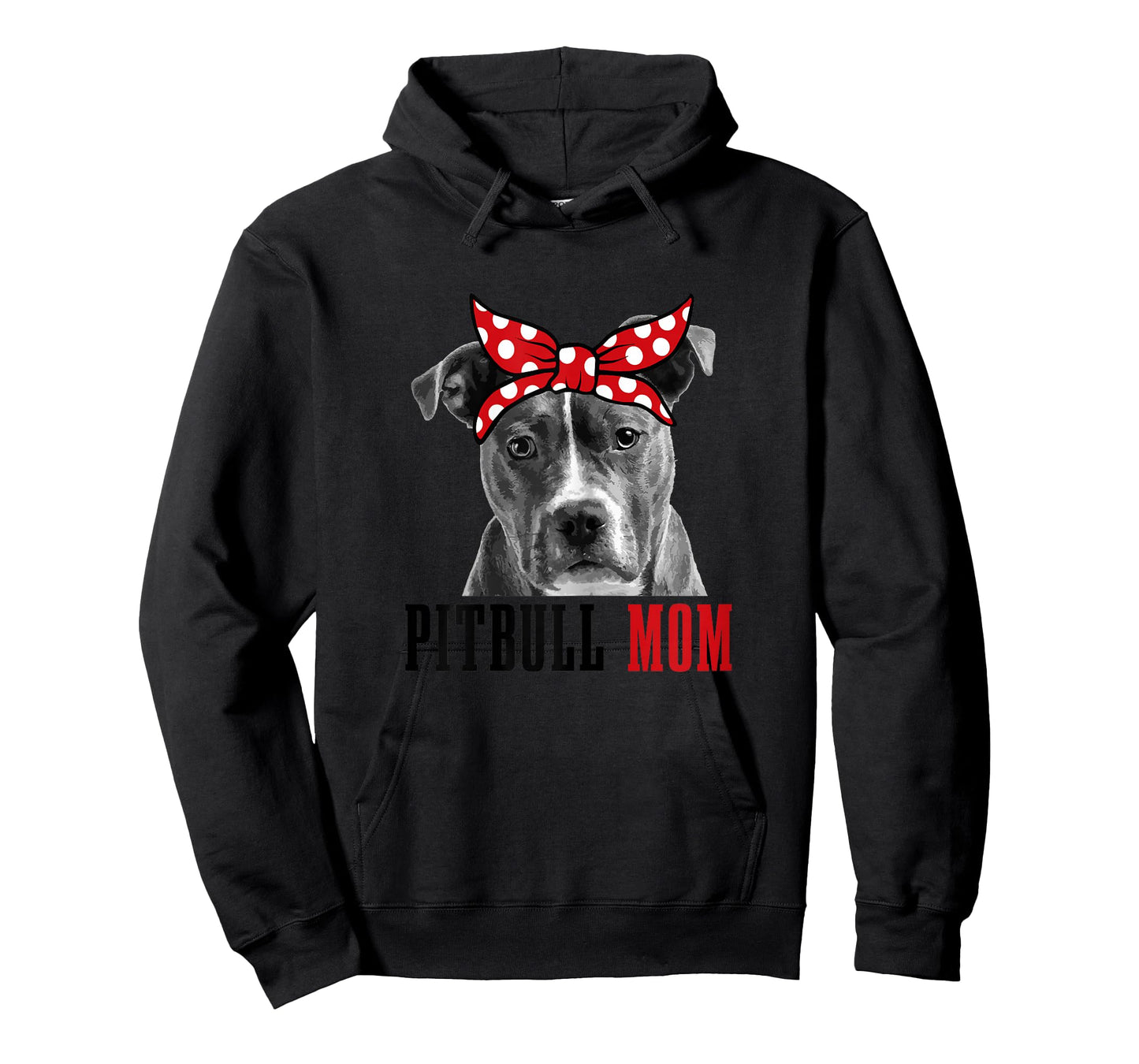 Pitbull Mom Funny Cute Vintage Pitbull Dog Mom T-Shirt