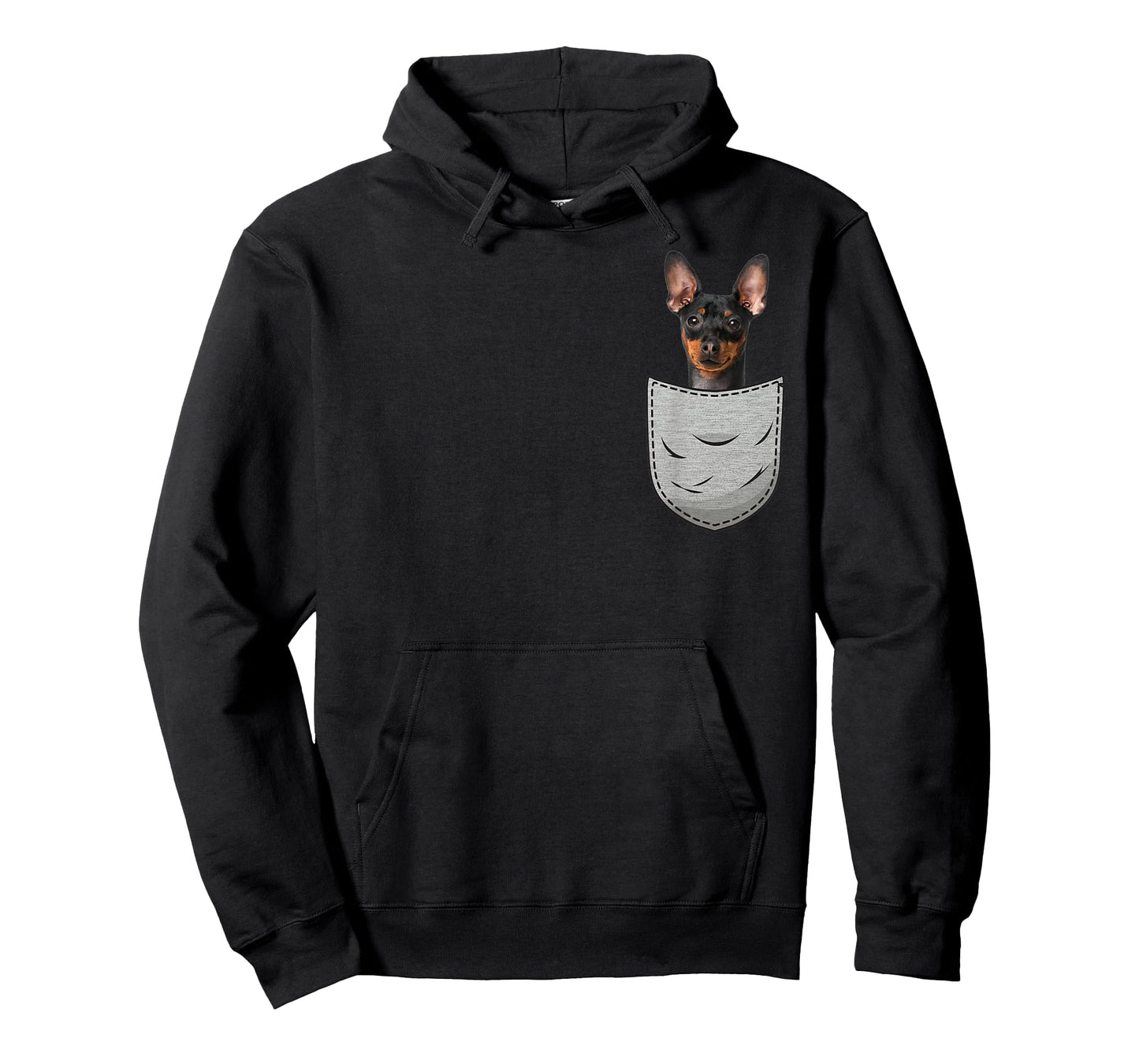 Miniature Pinscher Chest Pocket Minpin T-Shirt