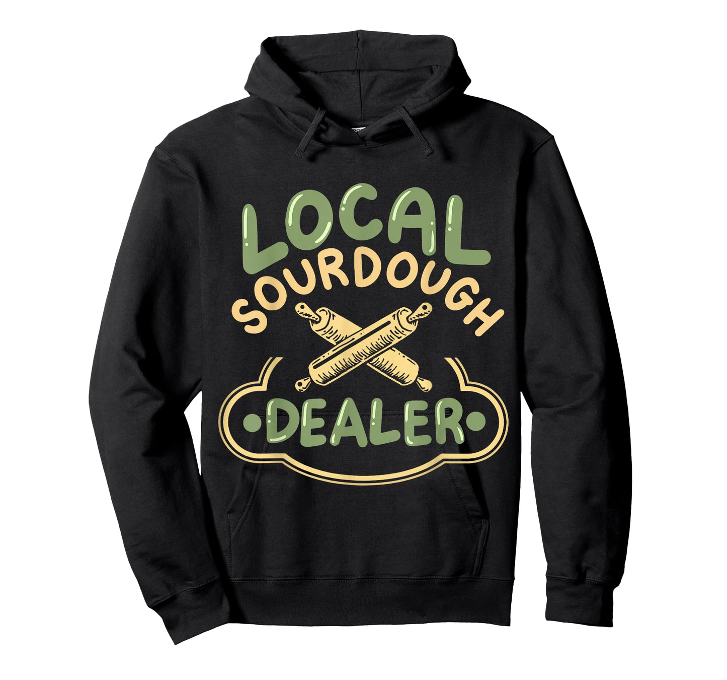 Baker Sourdough Bread Sourdough Starter Bakery Unisex-Adults Local Sourdough Dealer T-Shirt Black Small Classic Fit Short Sleeve T-Shirt