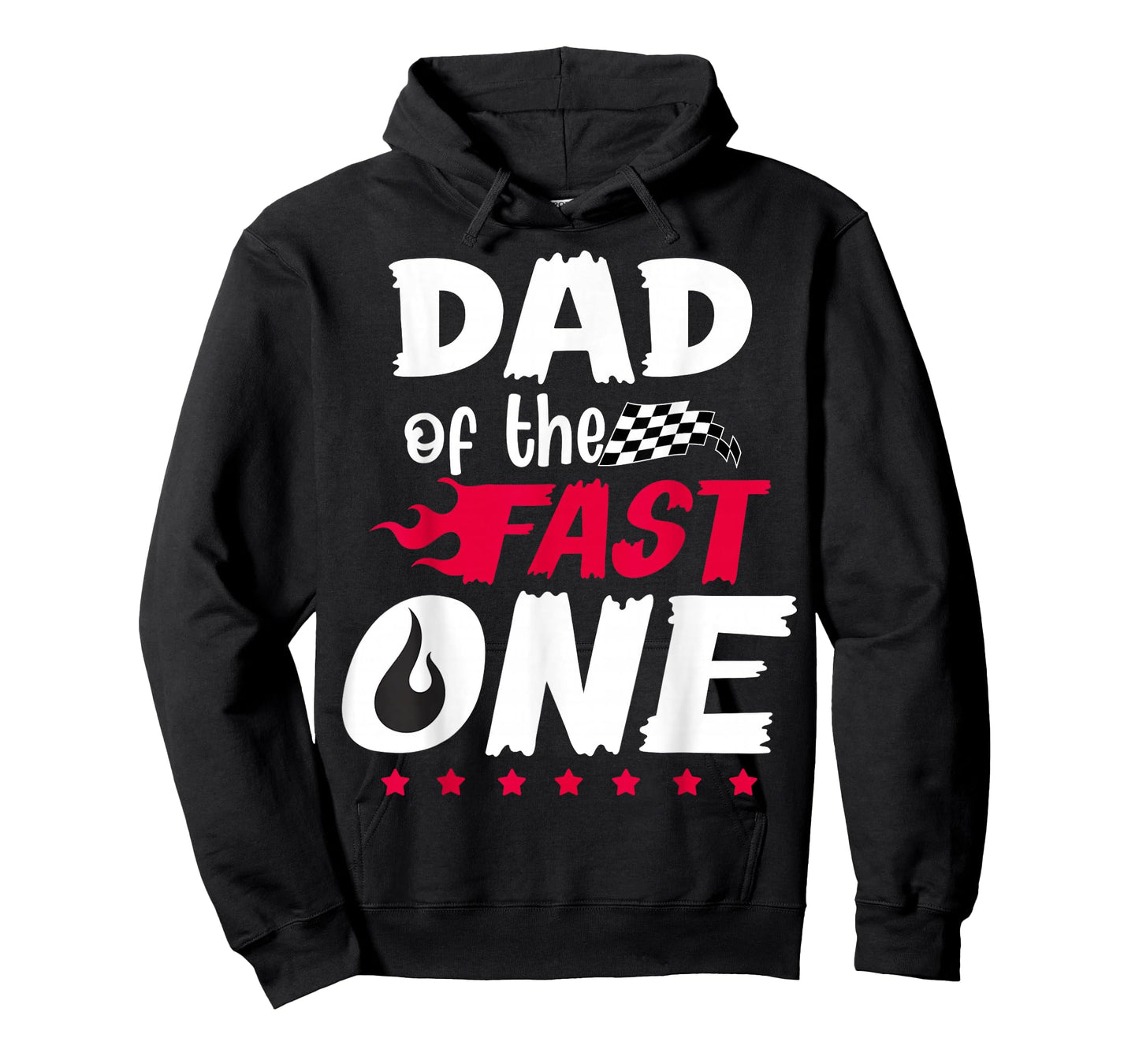 Dad of Birthday Boy Racing Fast One Family Celebration T-Shirt