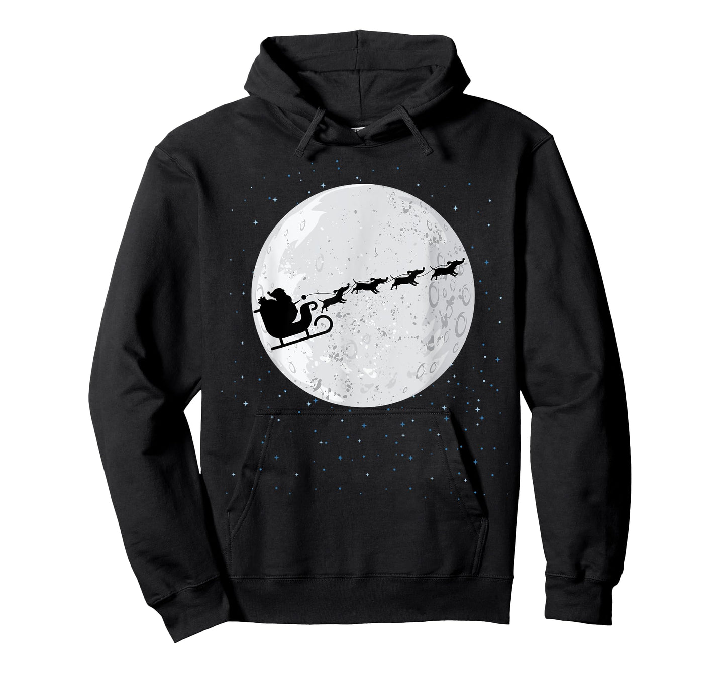 Dachshund Santa Sleigh Wiener Dog Christmas Gift T-Shirt for Men Women Kids
