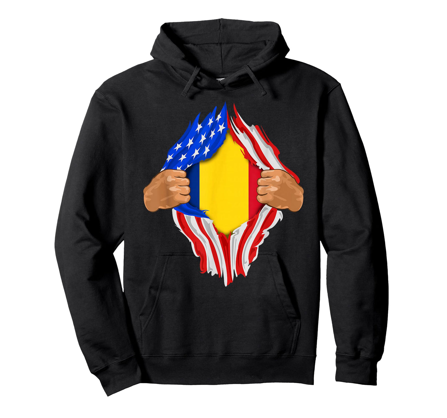 Romanian Blood Inside Me T-Shirt | Romania Flag Gift T-Shirt
