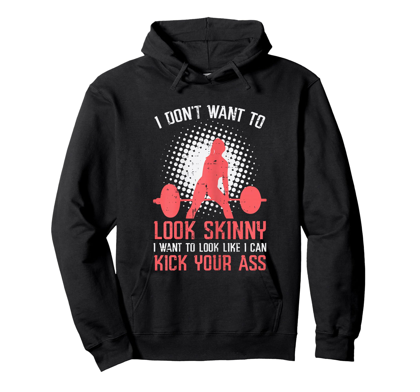 Gym I Dont Want To Look Skinny Funny Workout Fitness Women T-Shirt