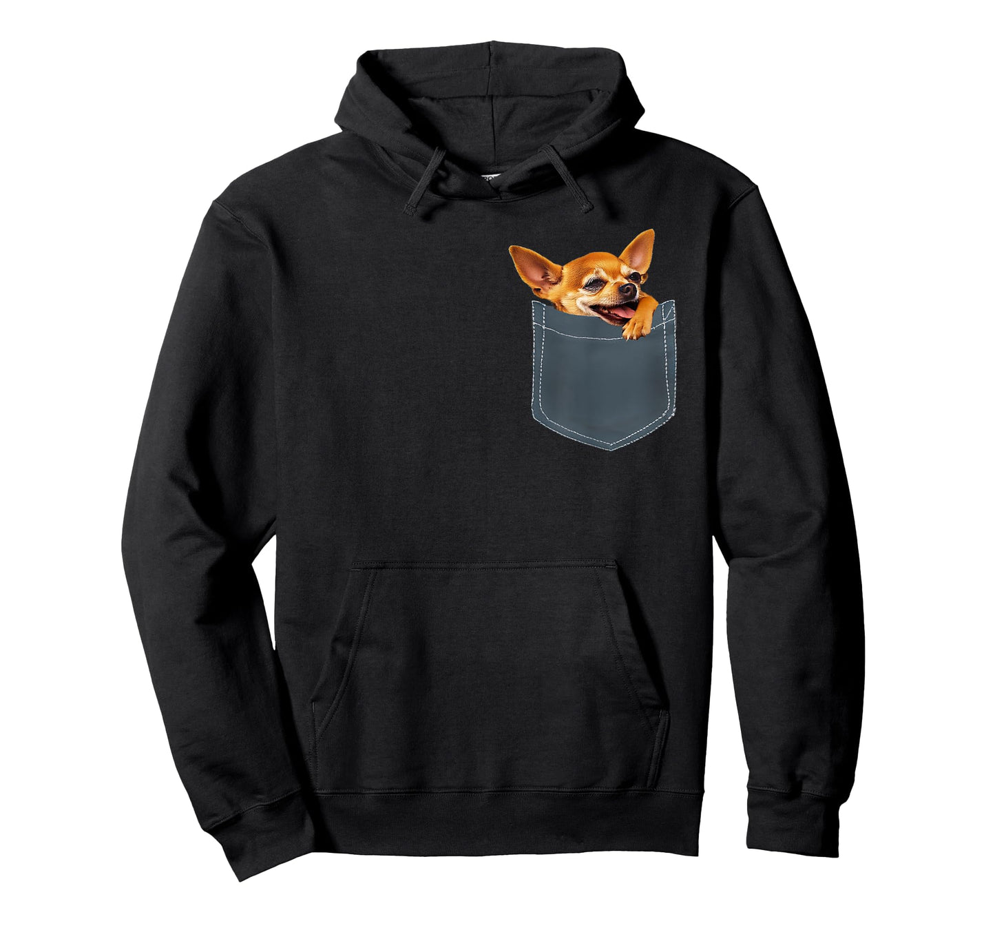 Funny Dog Shirt - Chihuahua in Pocket for Men Women Kids T-Shirt