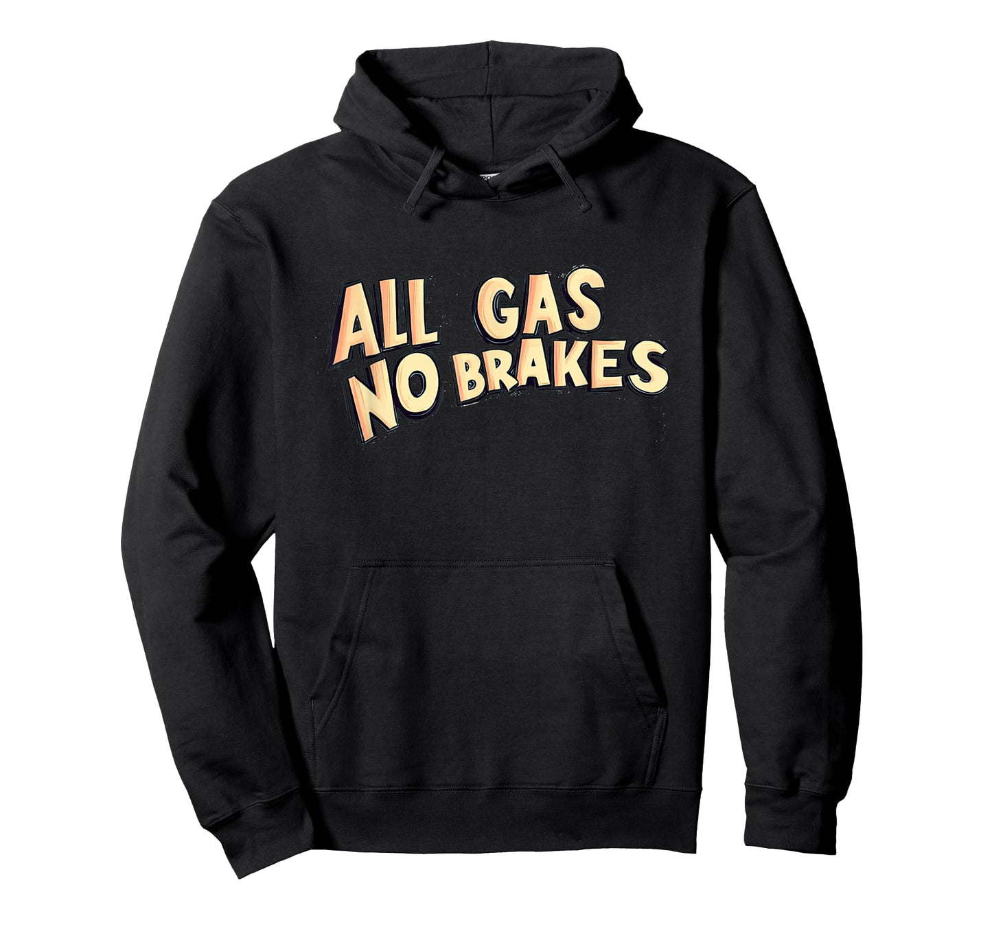 Cool All Gas No Brakes Statement Costume T-Shirt