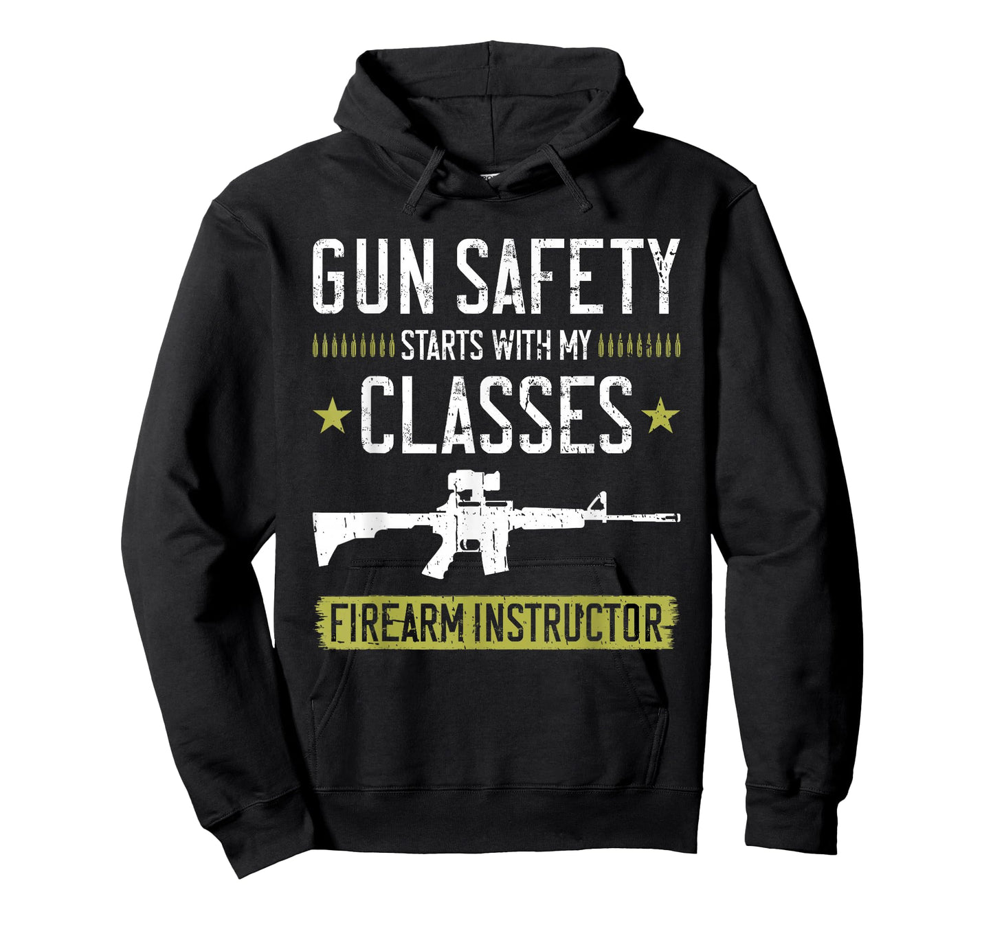 American Firearms Instructor Gun Range Safety Officer T-Shirt
