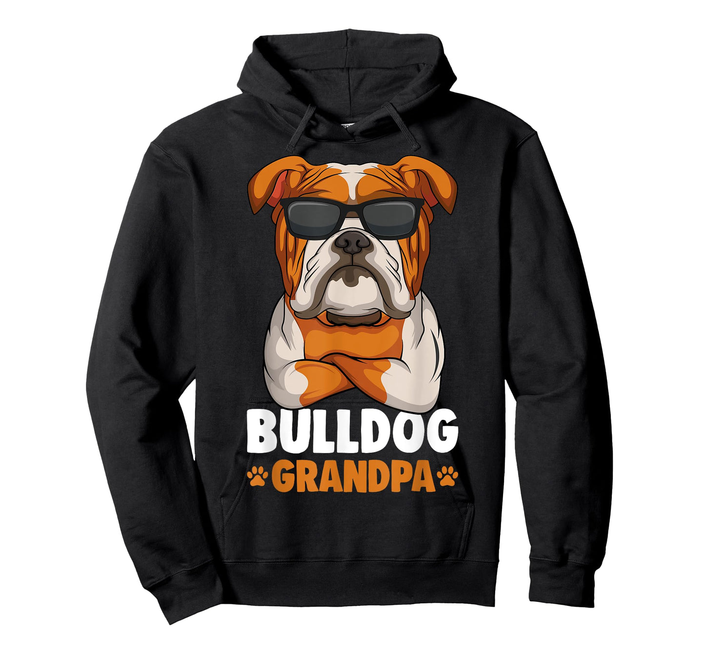 English Bulldog Grandpa Dog T-Shirt