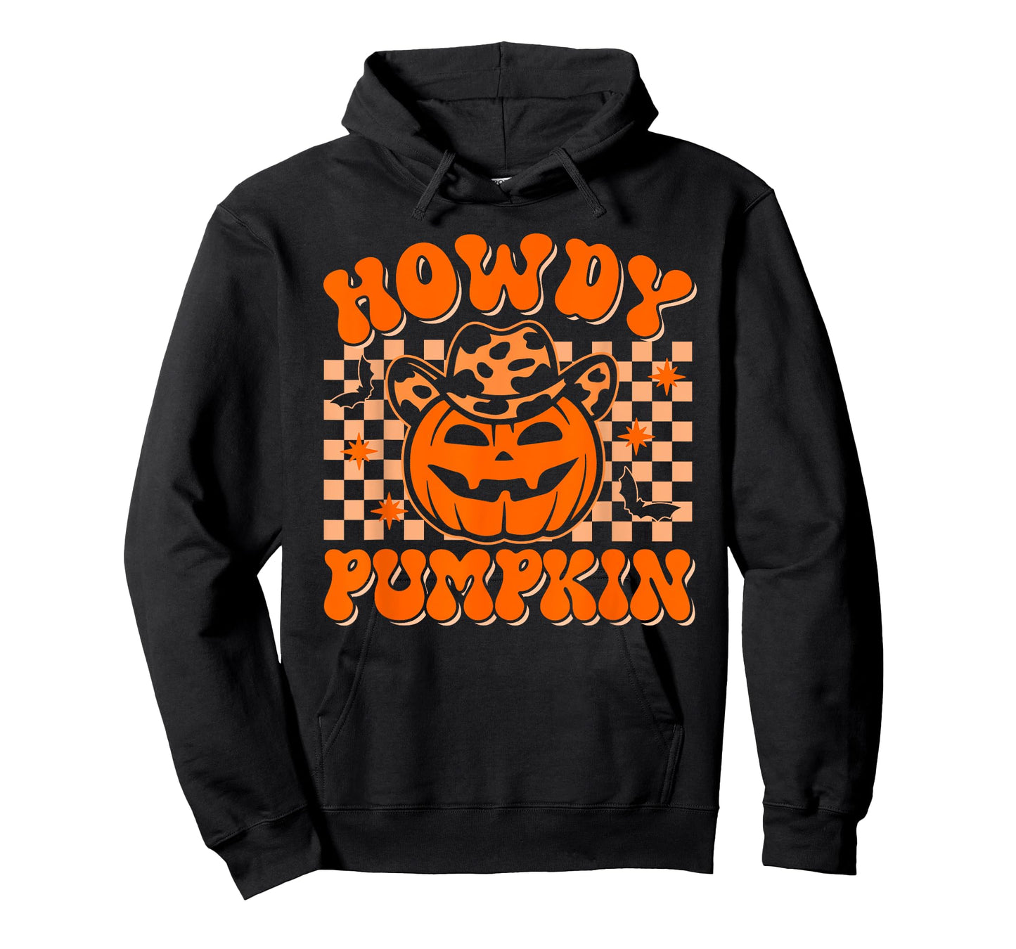 Howdy Pumpkin Groovy Western Halloween Vintage Rodeo Cowgirl T-Shirt