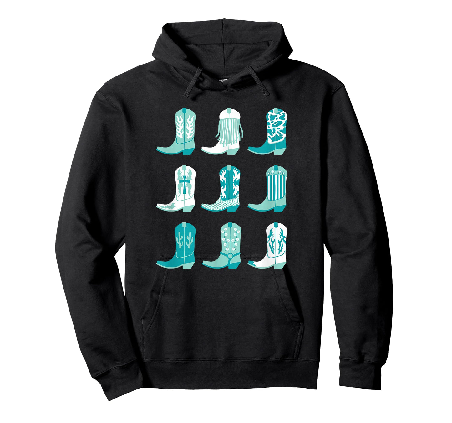 Teal Cowgirl Boots Pretty Country Girl Turquoise T-Shirt