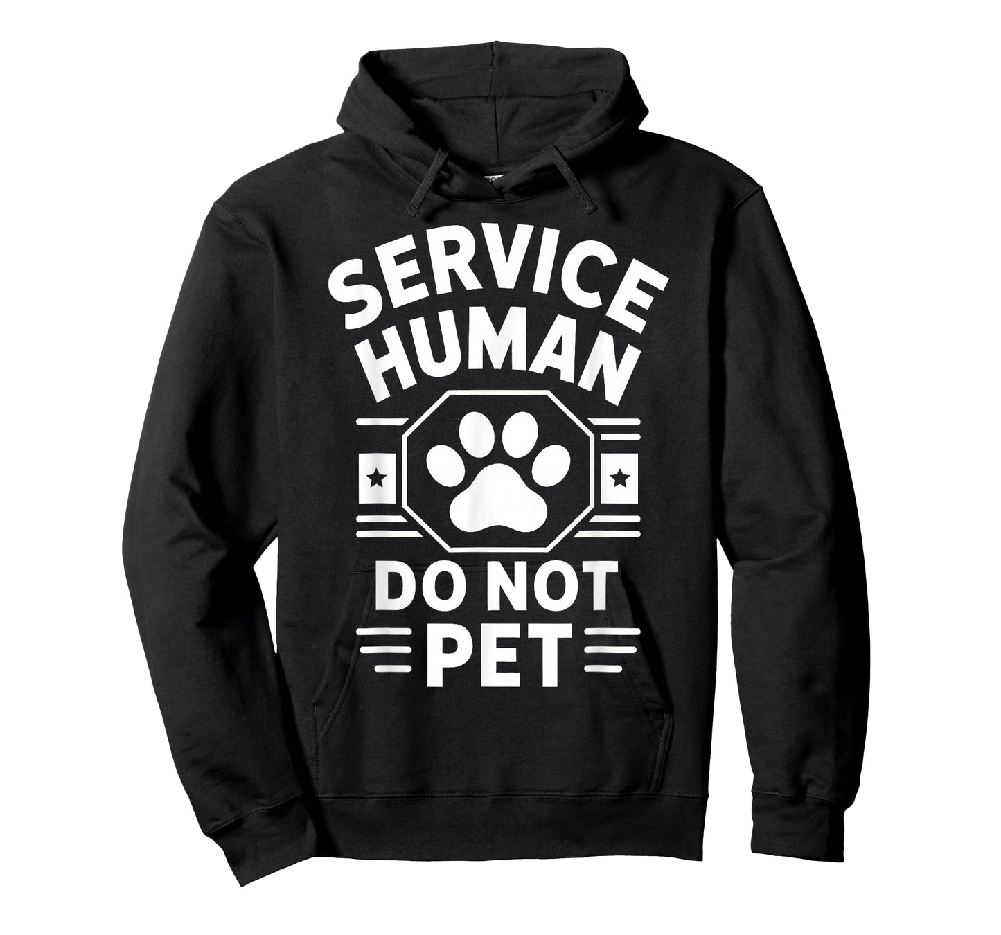 Service Human Do Not Pet Funny Pet Owner Humor Gifts Women T-Shirt