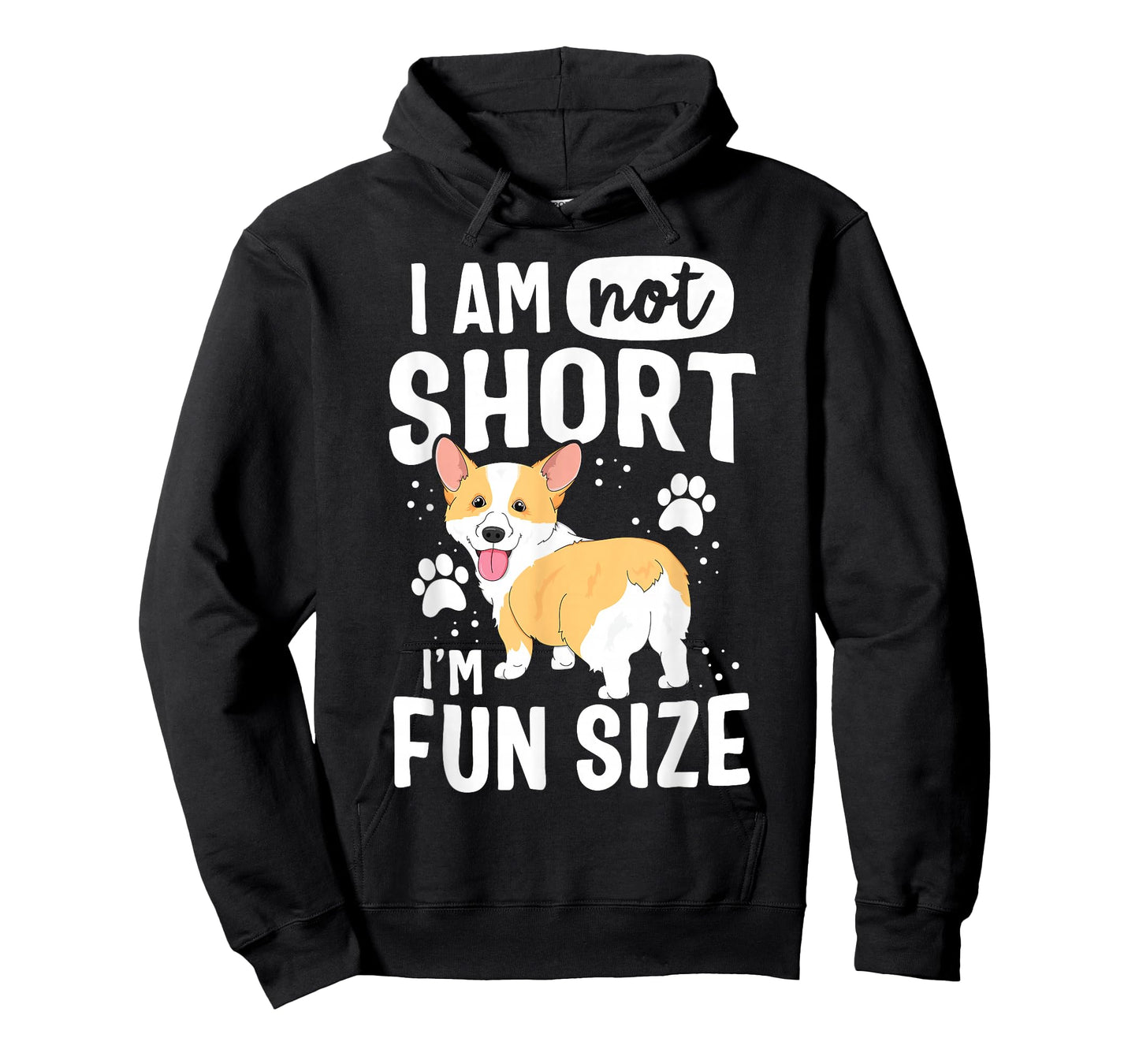 I Am Not Short I'm Fun Size Corgi Shirt Funny Women Girls T-Shirt