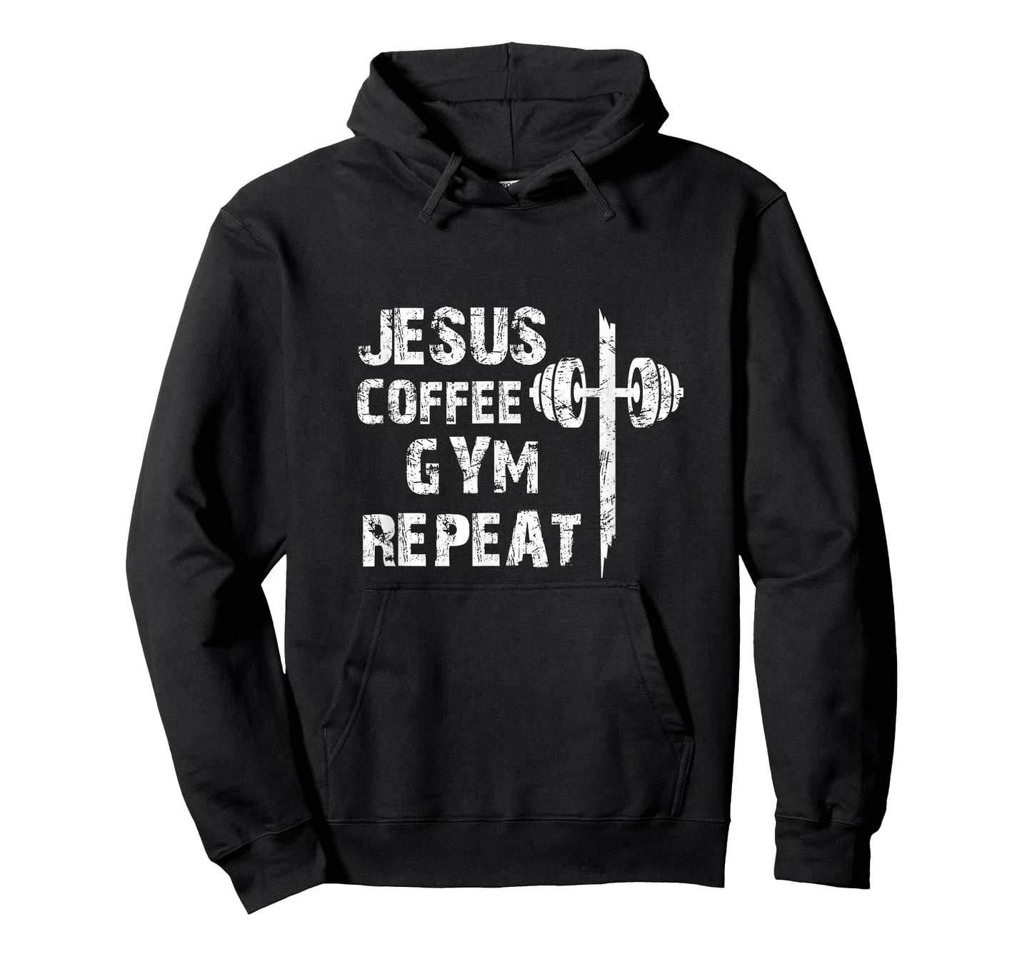 Jesus Coffee Gym Christian Workout Weightlifting Fitness T-Shirt