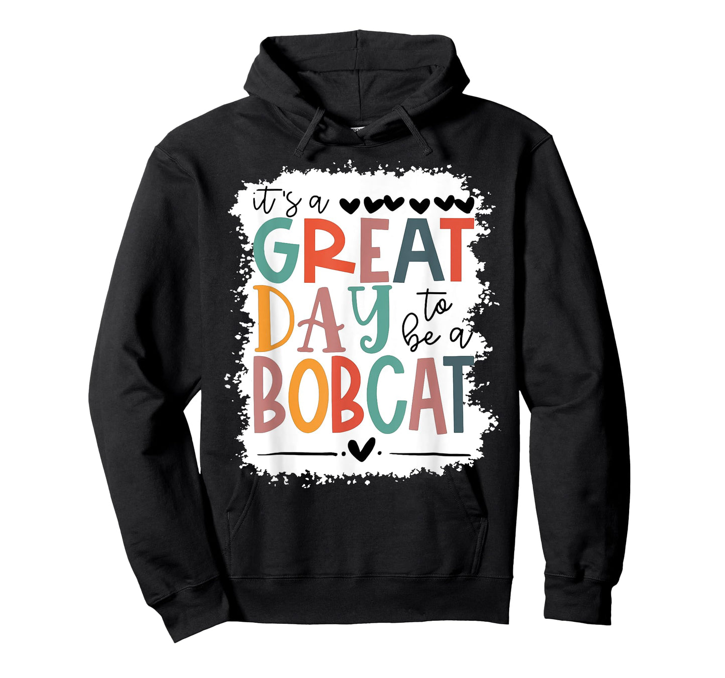 Bobcats School Sports Fan Team Spirit Mascot Gift Bleached T-Shirt