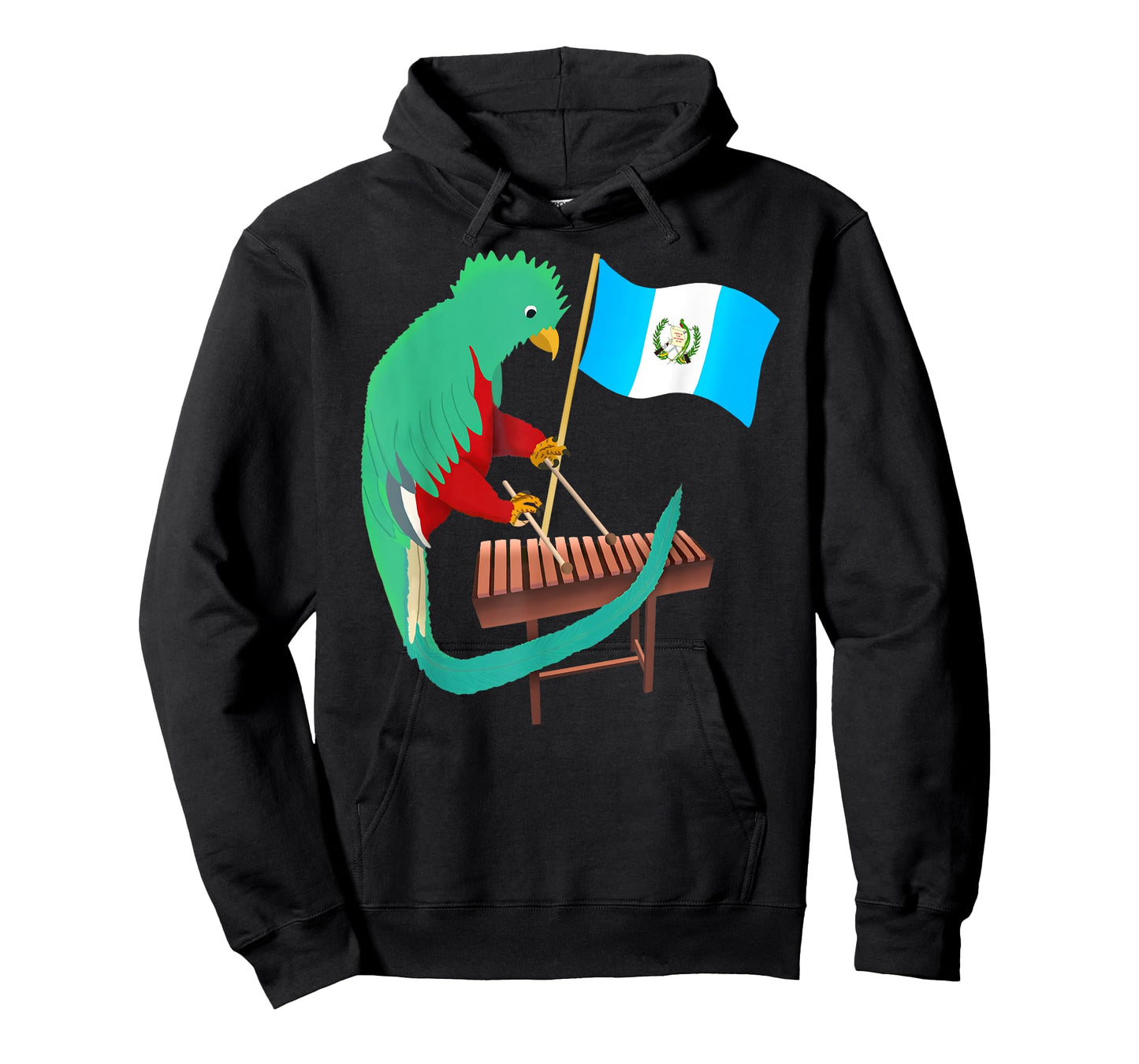 Guatemala Quetzal Chapin Antigua Guate Flag Tikal Marimba T-Shirt