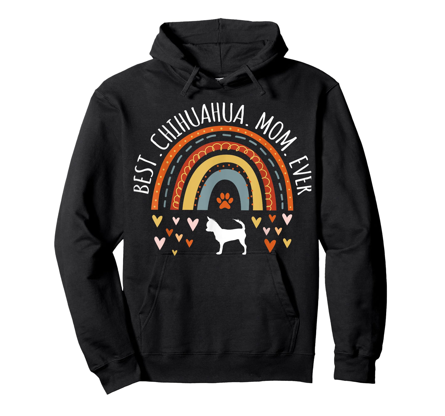 Best Chihuahua Mom Ever Rainbow Gifts Chi-Chi Lover Dog Mama T-Shirt