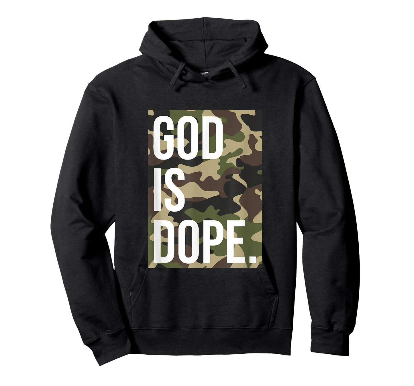 God Is Dope In Camouflage T-Shirt