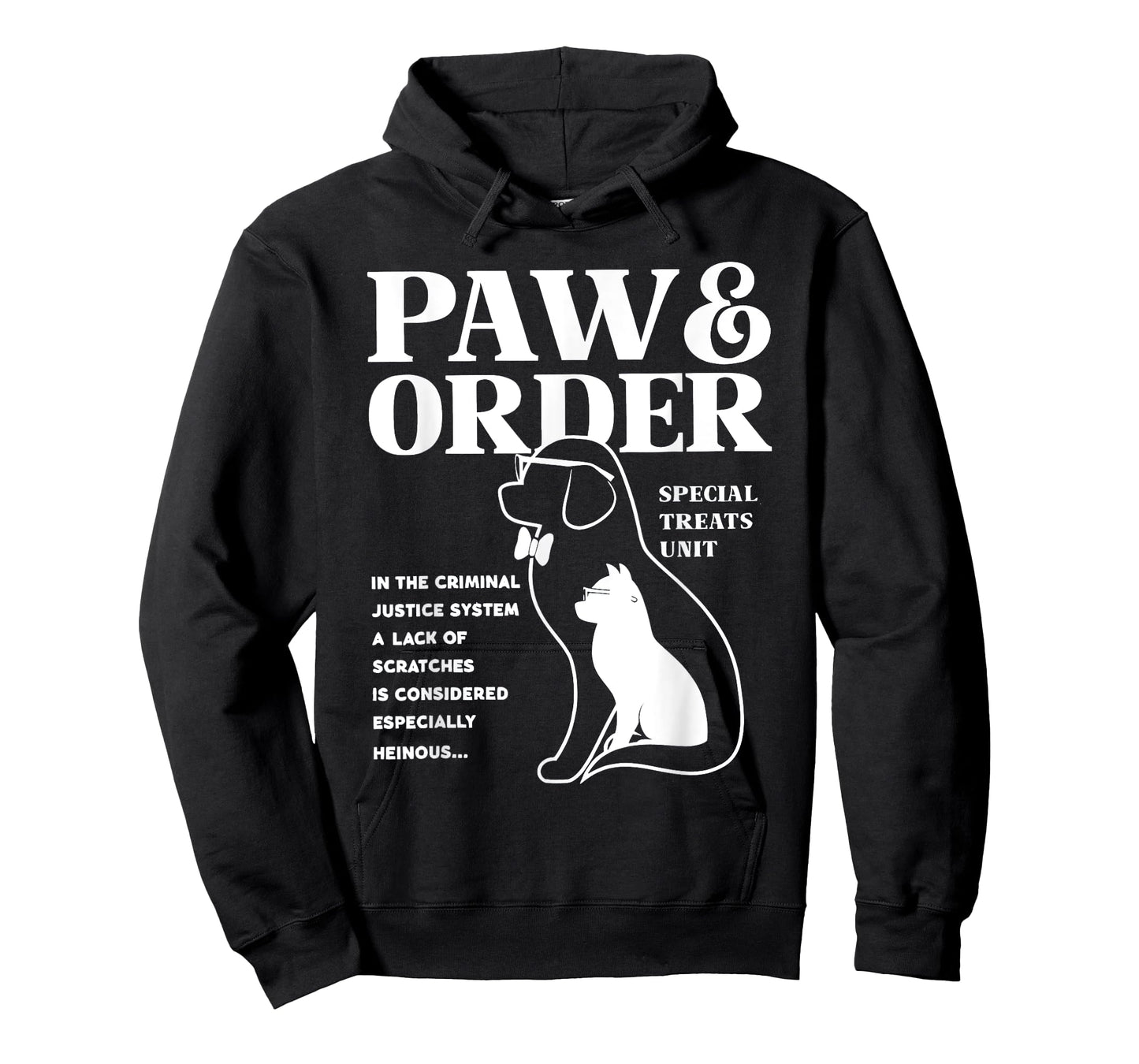 Paw and Order Special Treats Unit Cat And Dog T-Shirt