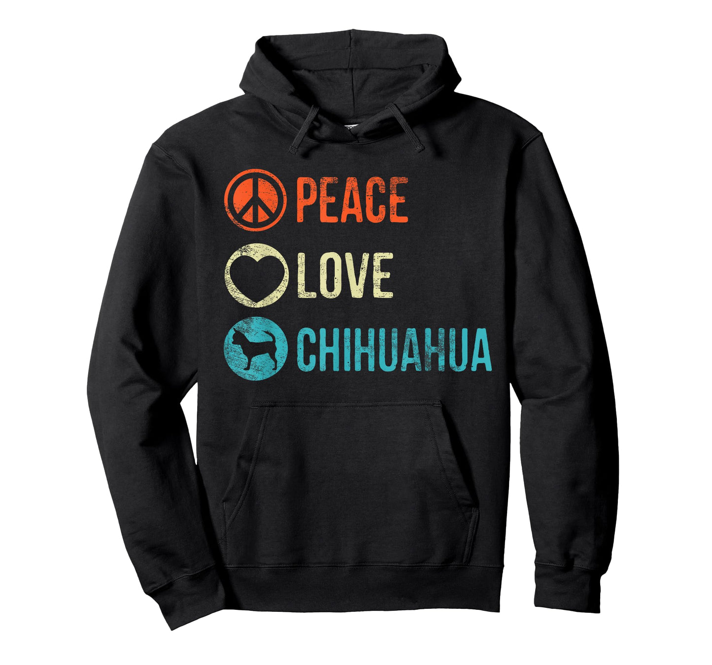 Peace Love Chihuahua T-Shirt Dog Lover Pet Owner Gifts T-Shirt