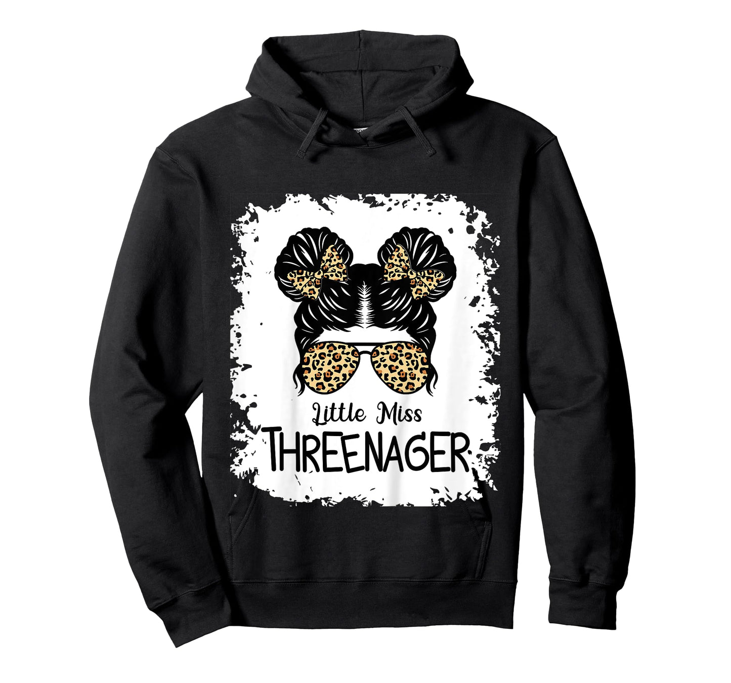 Little Miss Threenager Threenager Girl Birthday 3 Years T-Shirt