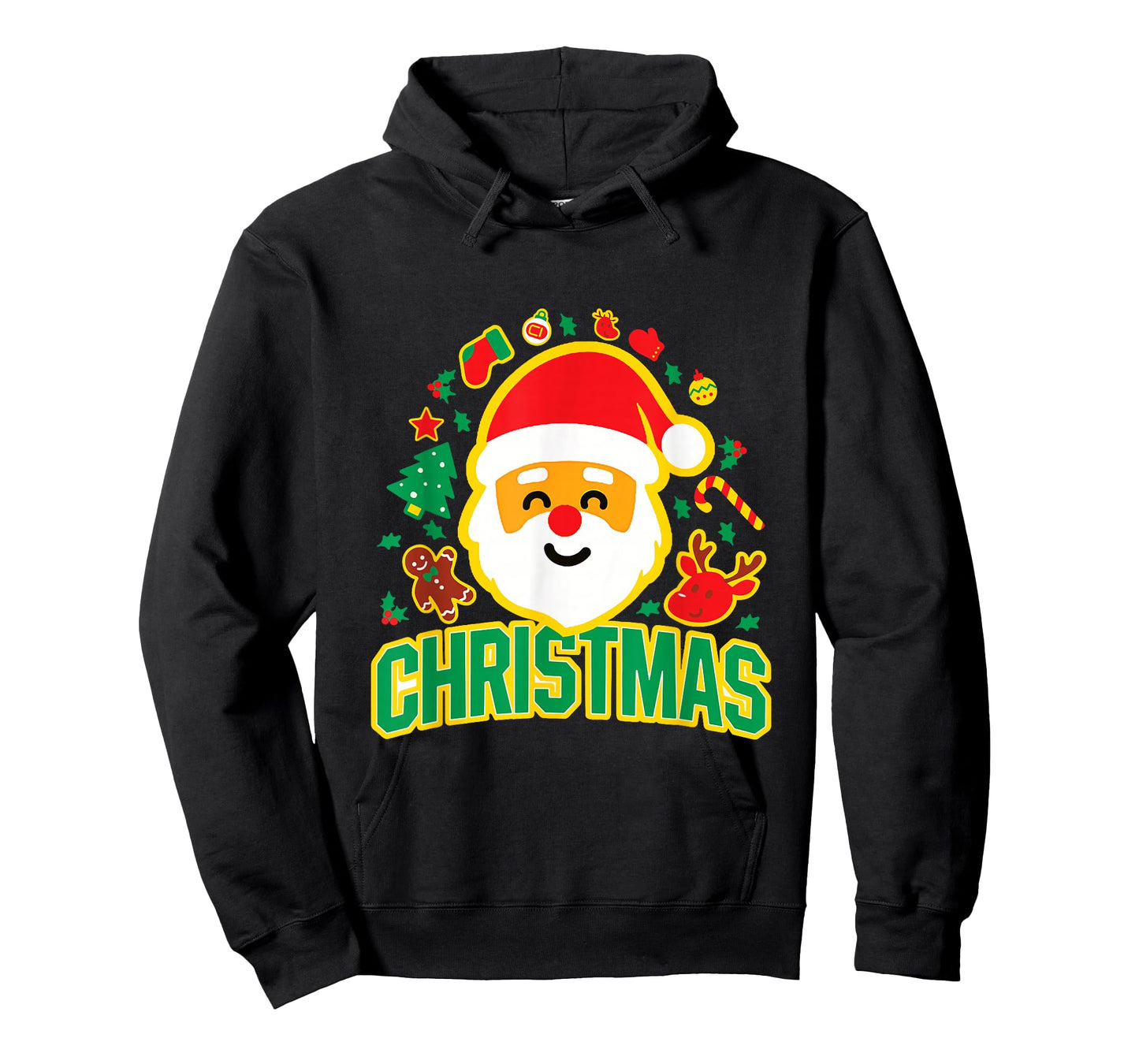Cute Santa Claus Christmas Festive Holiday Xmas Decorations T-Shirt