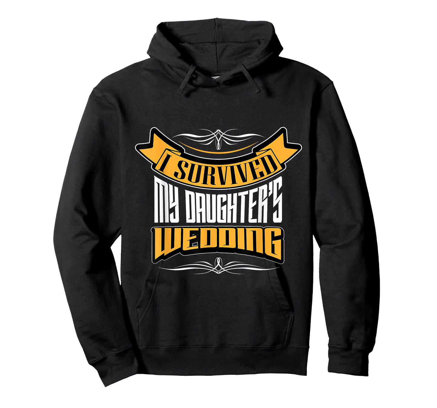 I survived My Daughter's Wedding Funny Dad T-shirt