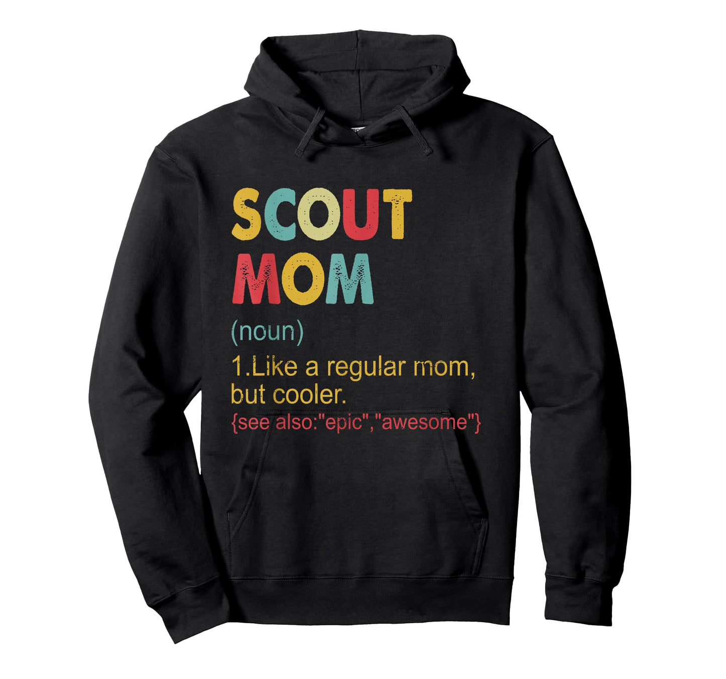 Scout Mom Definition - Vintage Funny Scout Mom For Women T-Shirt