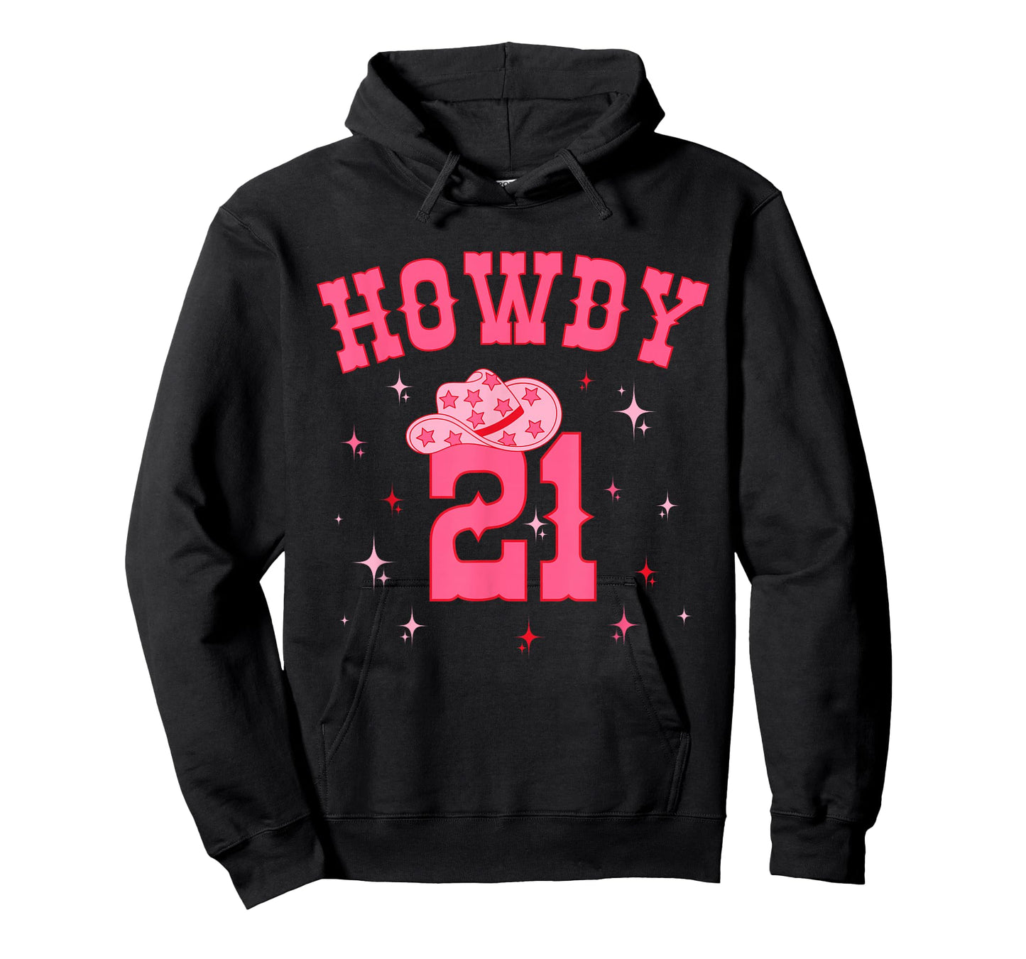 Groovy Howdy 21 Funny Retro Cowgirl Awesome 21st Birthday T-Shirt
