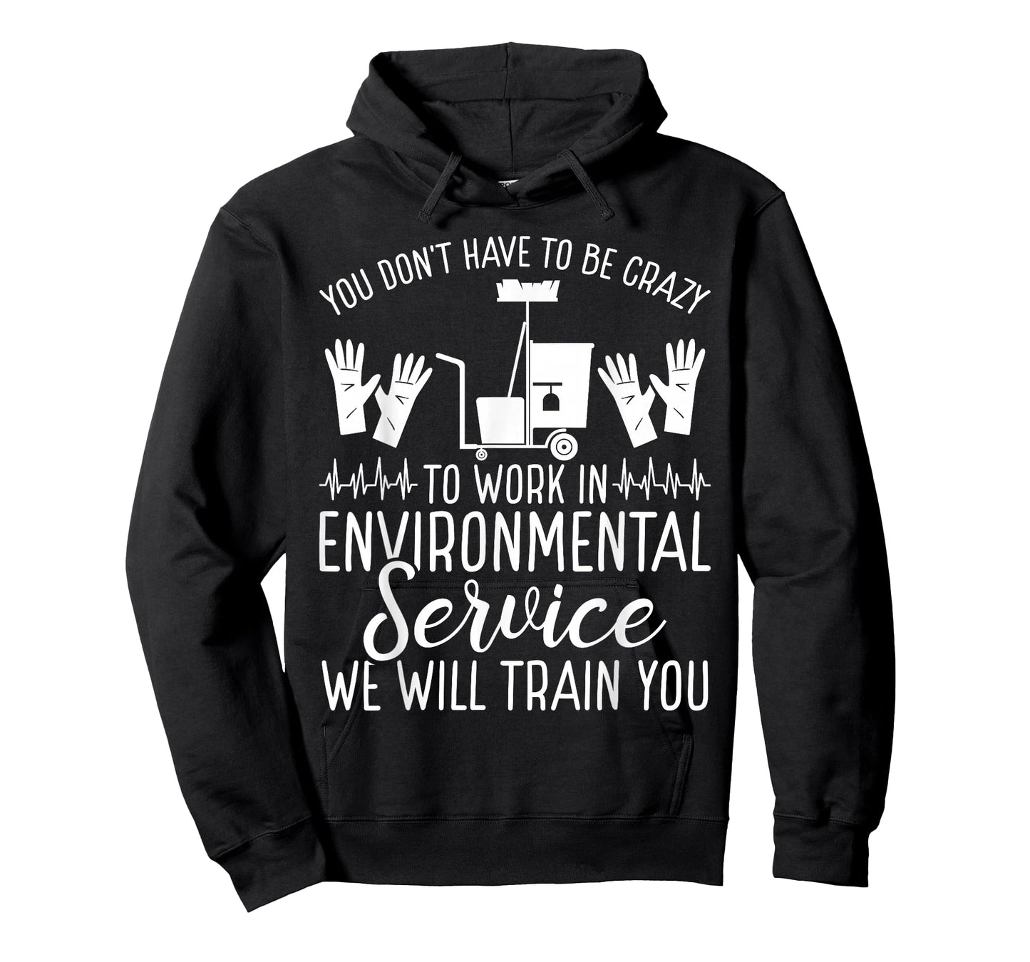 Environmental Service Technician EVS Worker EVS Tech Badge T-Shirt