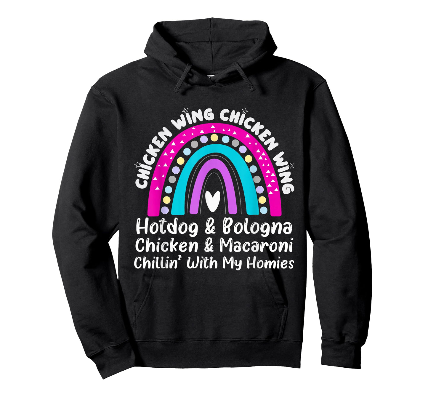 Viral Chicken Wing Chicken Wing Hot Dog Bologna Song Lyric T-Shirt