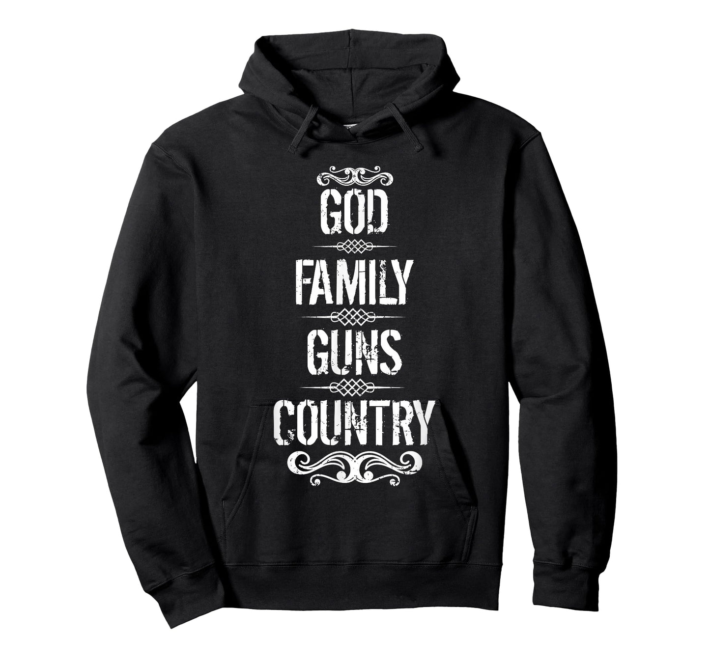 God Family Guns Country T-Shirt