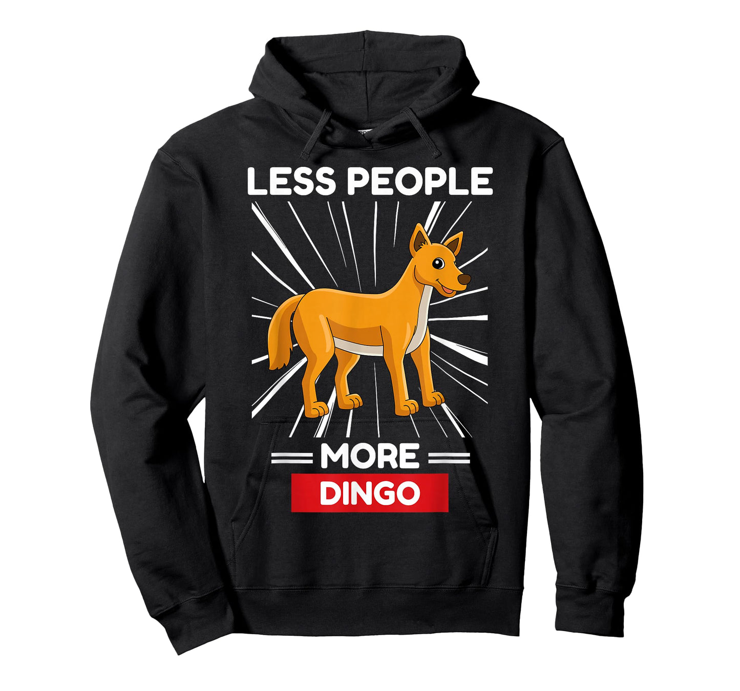 Cute Kawaii Dingo Less People More Dingo T-Shirt