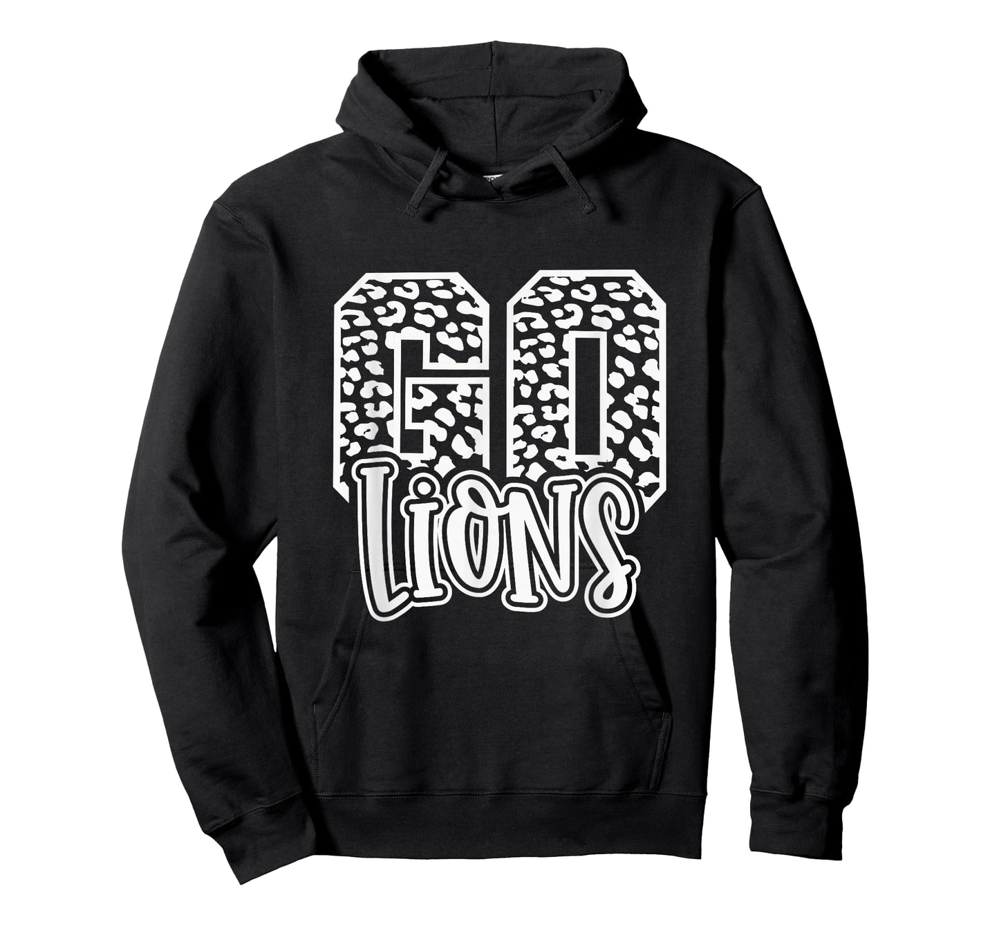 Lions Mascot GO Team Spirit Game Day School Cute Trendy T-Shirt