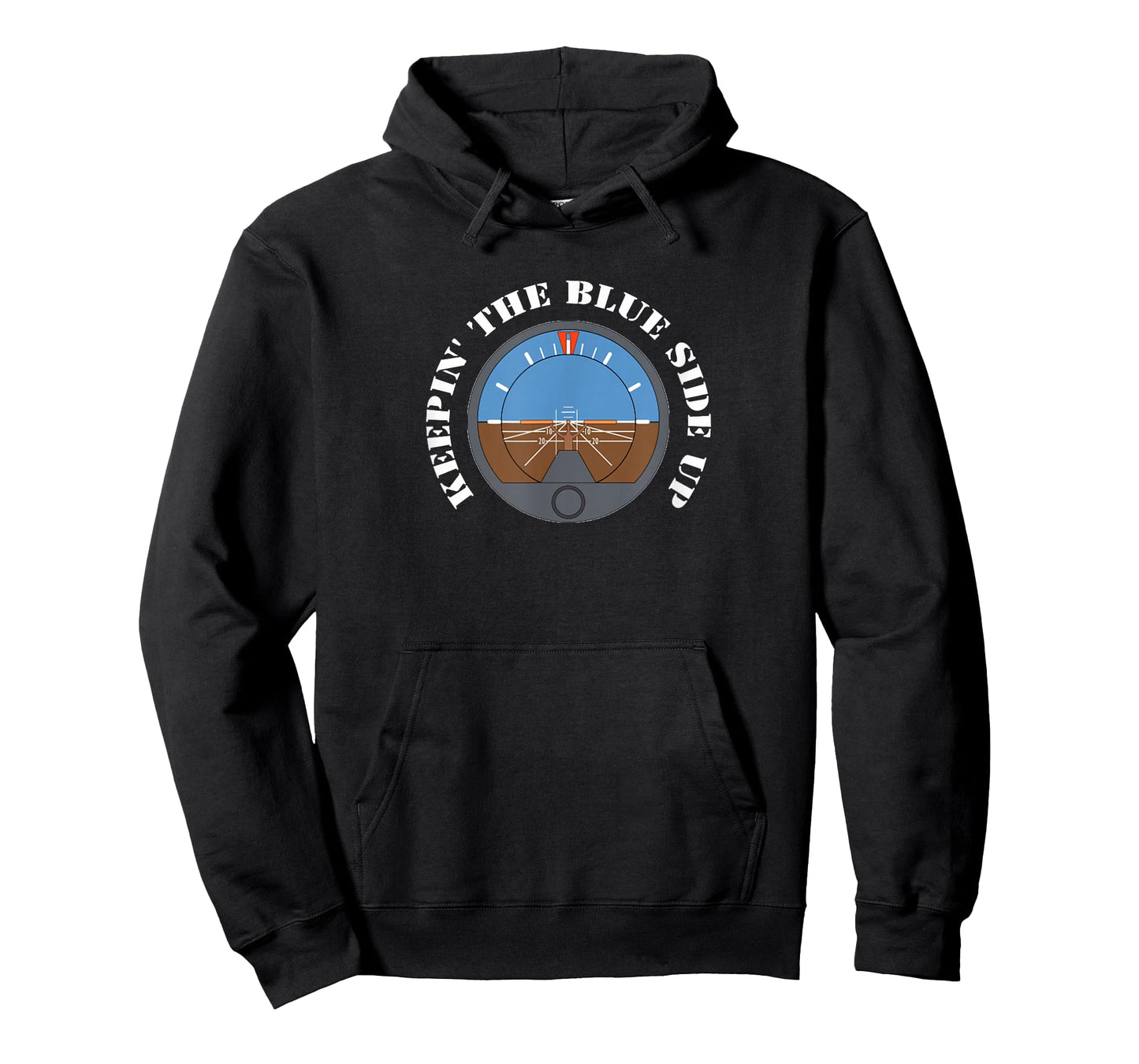 Keep The Blue Side Up Pilot and Aviation Tee T-Shirt