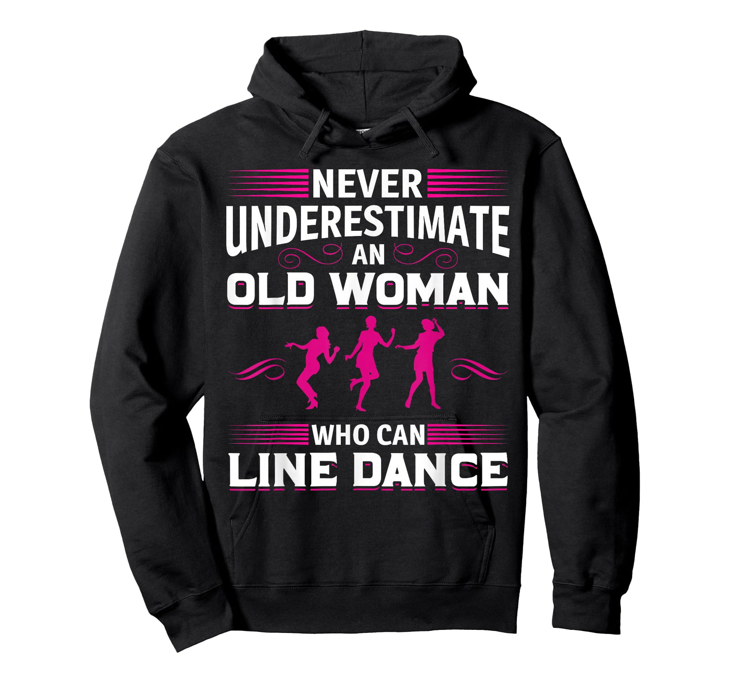 Never Underestimate an Old Woman at Line Dance T-Shirt