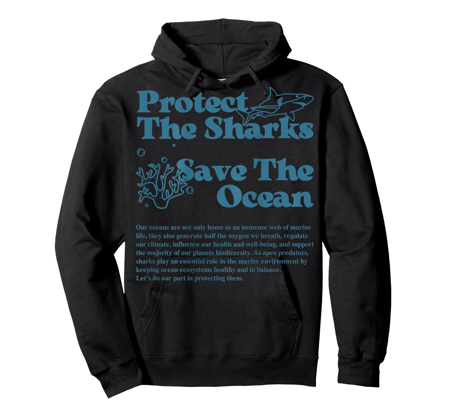 Protect The Sharks Save The Ocean Dolphin Sharks Ocean Life T-Shirt