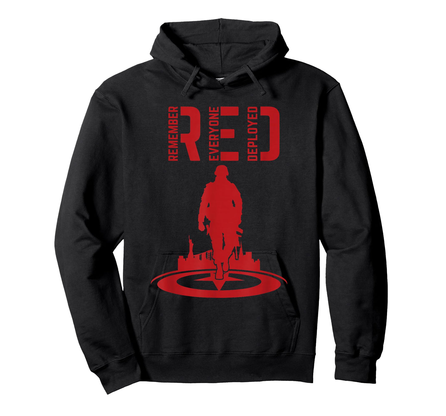 Retro US Army Military RED Friday Remember Everyone Deployed T-Shirt