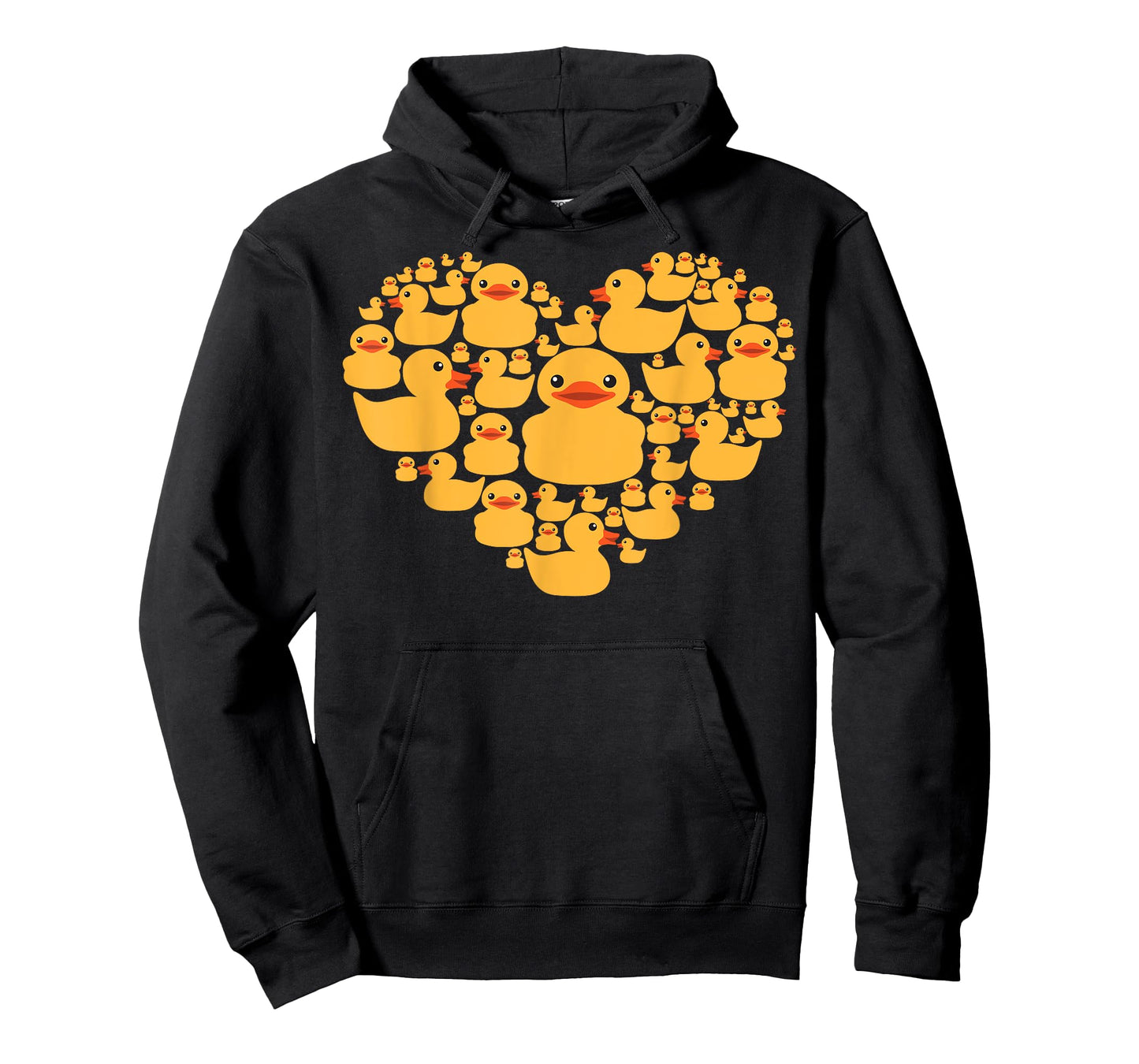 Funny Rubber Duck Gift For Men Women Cool Rubber Ducks Heart T-Shirt