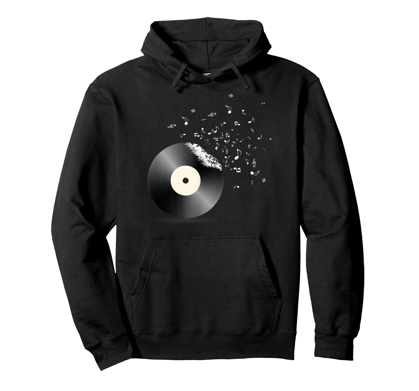 Vinyl Record Shirt - Music Notes T-Shirt T-Shirt