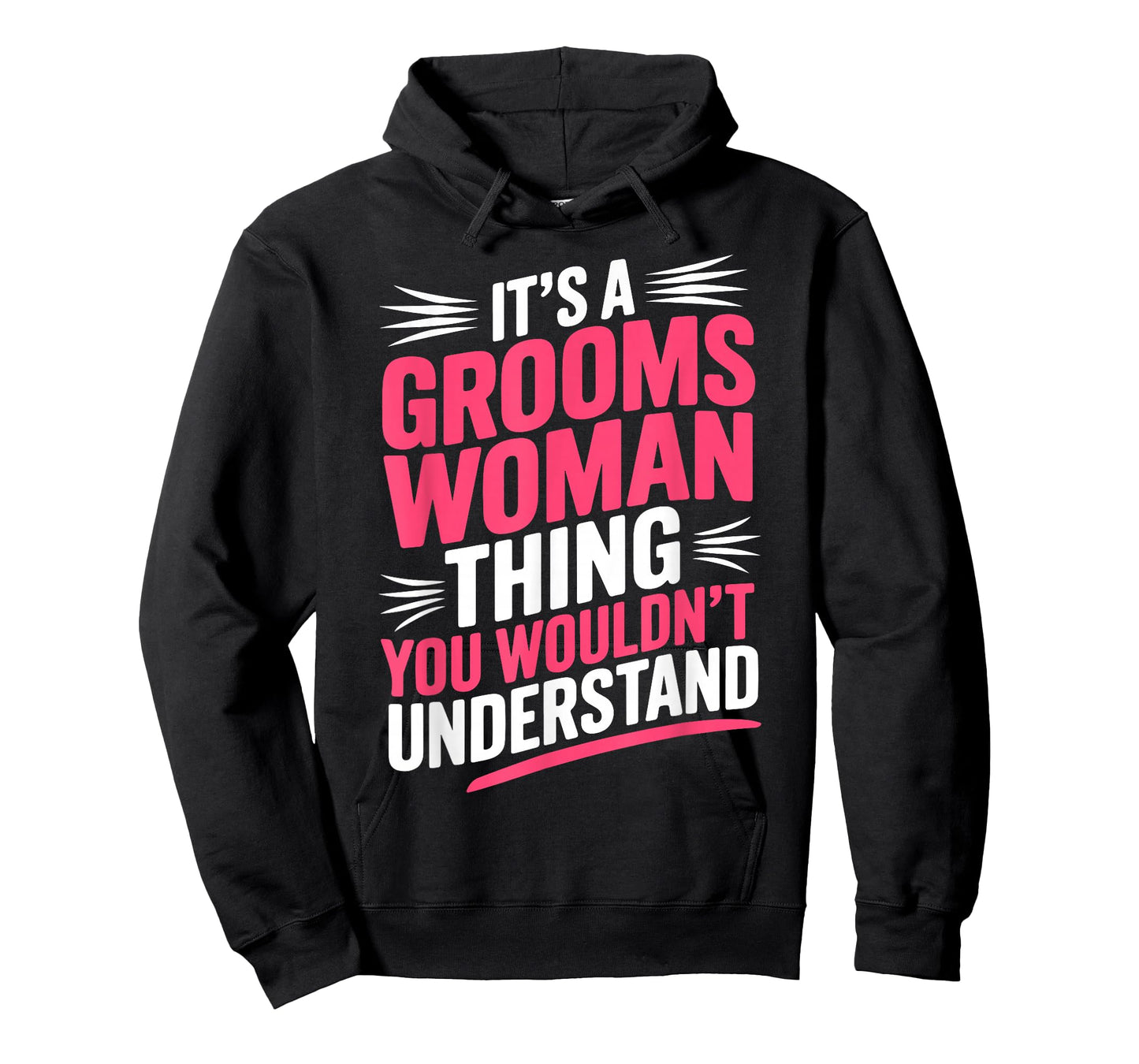 Funny Bride and Groom Female Wedding Attendant Groomswoman T-Shirt