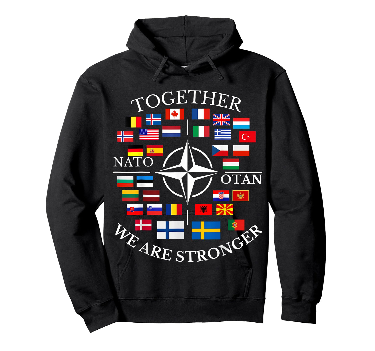 NATO OTAN with Finland and Sweden together we are stronger T-Shirt