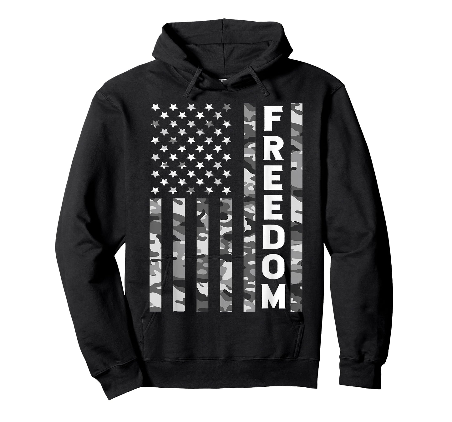 Vintage Freedom American Flag Camo T-Shirt